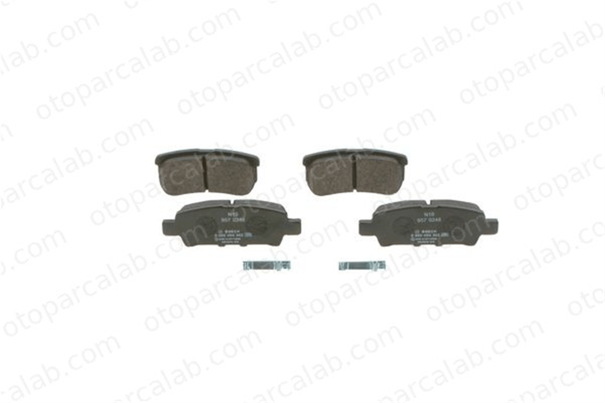 BOSCH 0 986 494 502 Fren Disk Balata Arka MITSUBISHI LANCER VIII LANCER VIII Sportback 4605A336 5191271AA