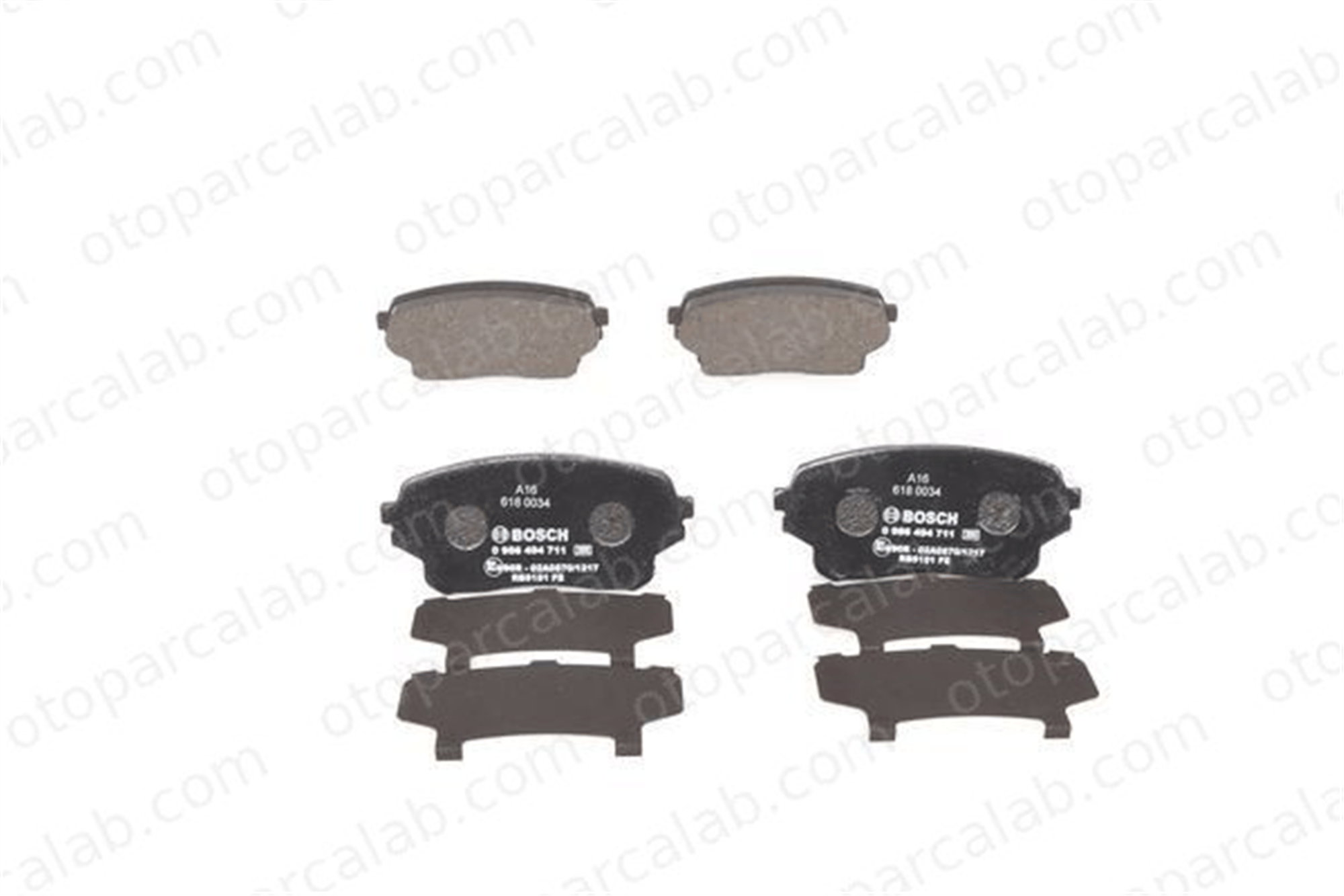 BOSCH 0 986 494 711 Fren Disk Balata Ön SUZUKI GRAND VITARA II 5520050J02 5520050J01000