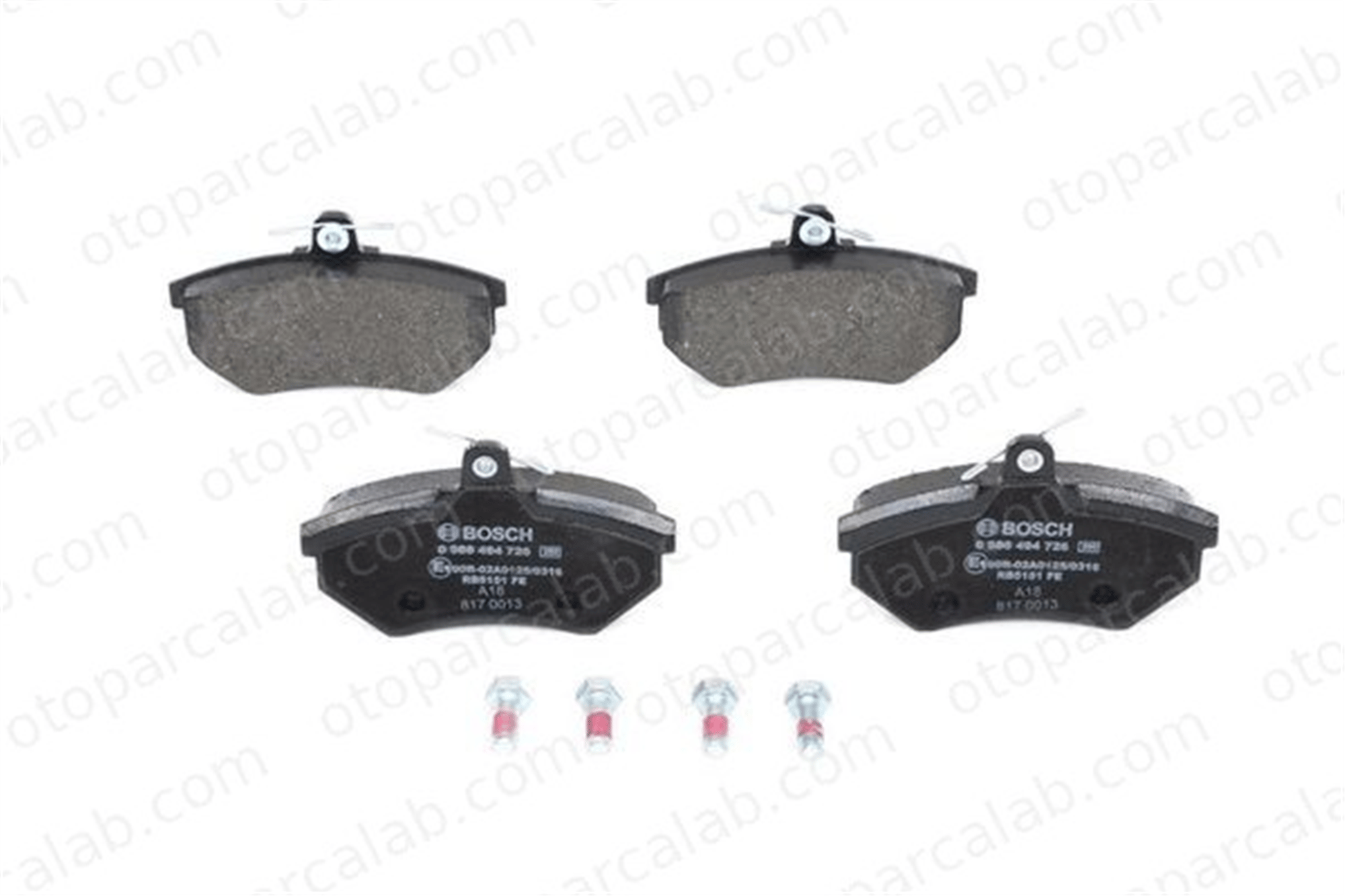 BOSCH 0 986 494 726 Fren Disk Balata Ön SEAT IBIZA II CORDOBA A113501080 357698151B