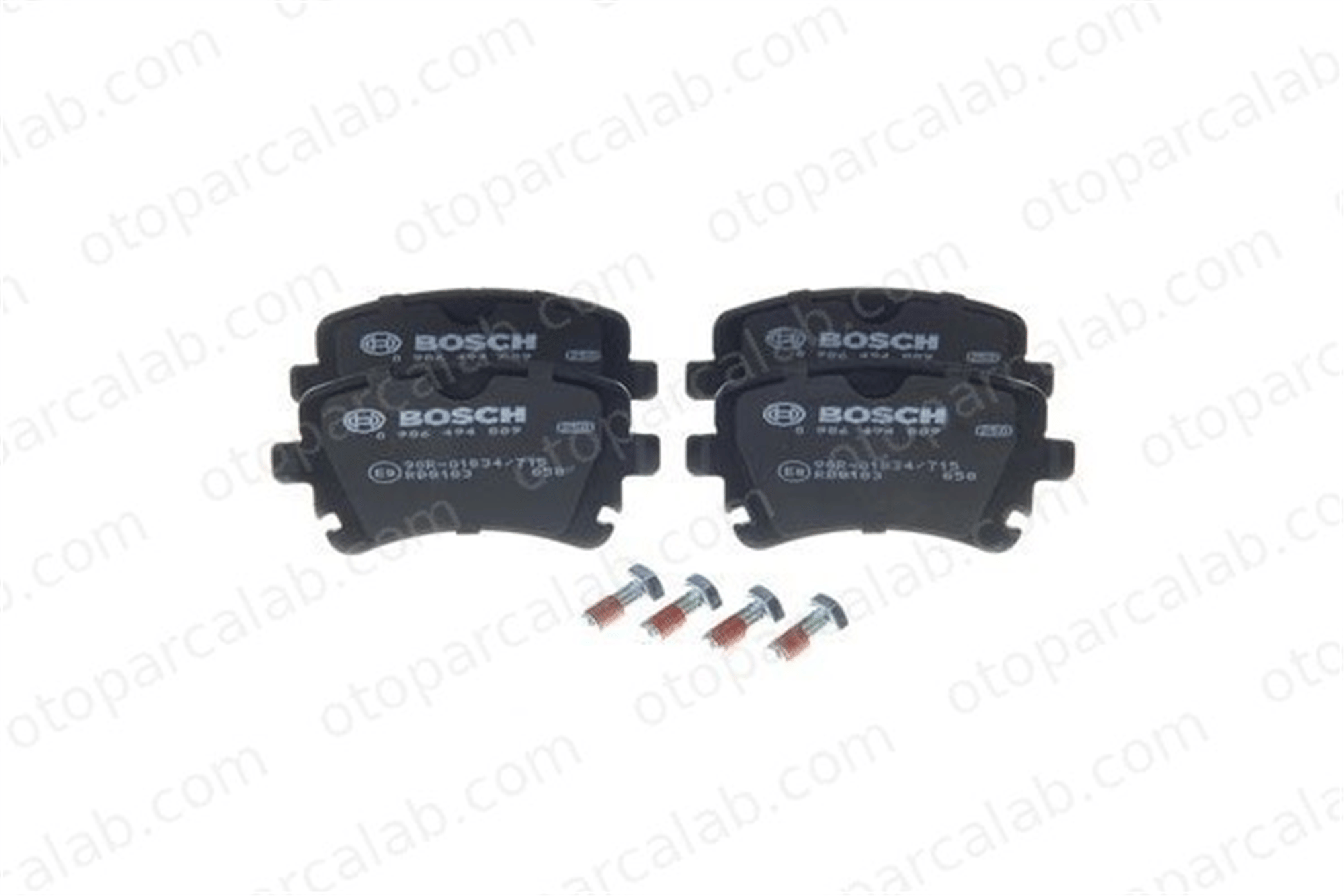 BOSCH 0 986 494 889 Fren Disk Balata Ön BENTLEY CONTINENTAL FLYING SPUR CONTINENTAL Cabrio 3698451 4E0698451