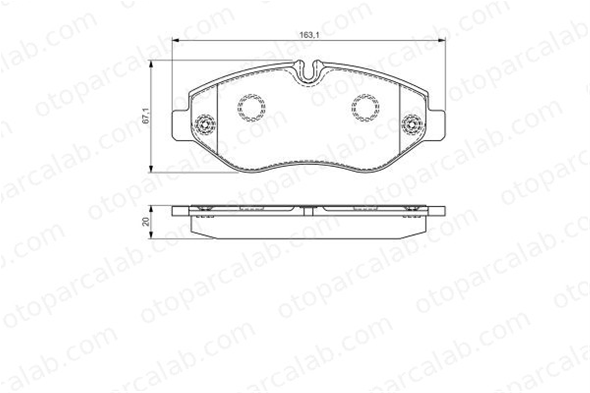 BOSCH 0 986 495 113 Fren Disk Balata Ön IVECO DAILY IV Panelvan/Van DAILY IV Platform şasi 42555881 42561355