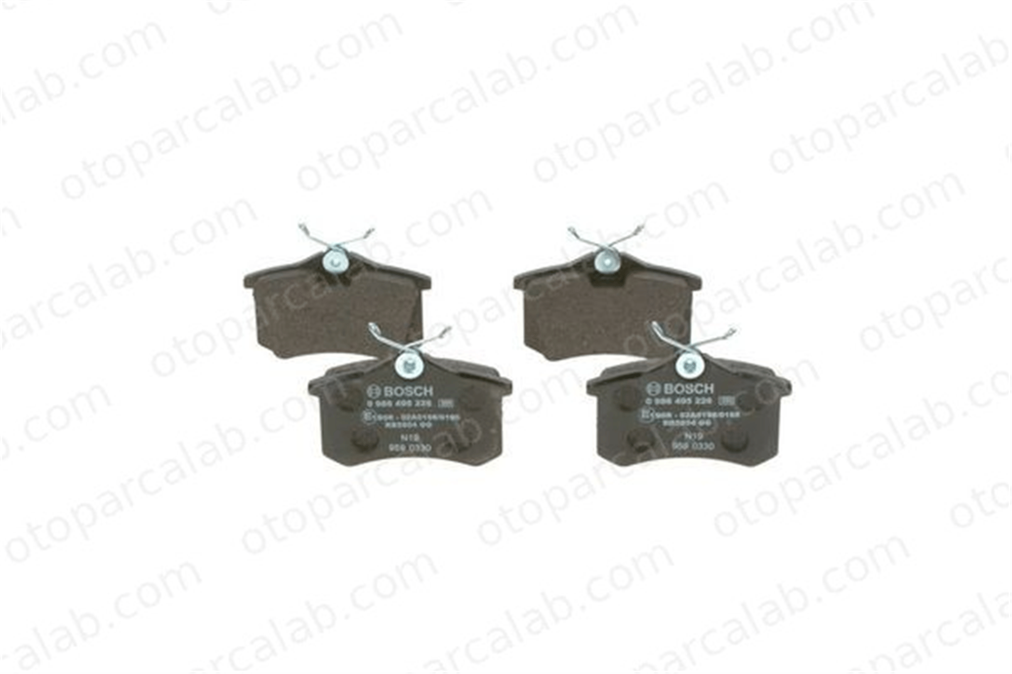 BOSCH 0 986 495 226 Fren Disk Balata Arka PEUGEOT 405 I VW GOLF III 1H0698451B 191698451C