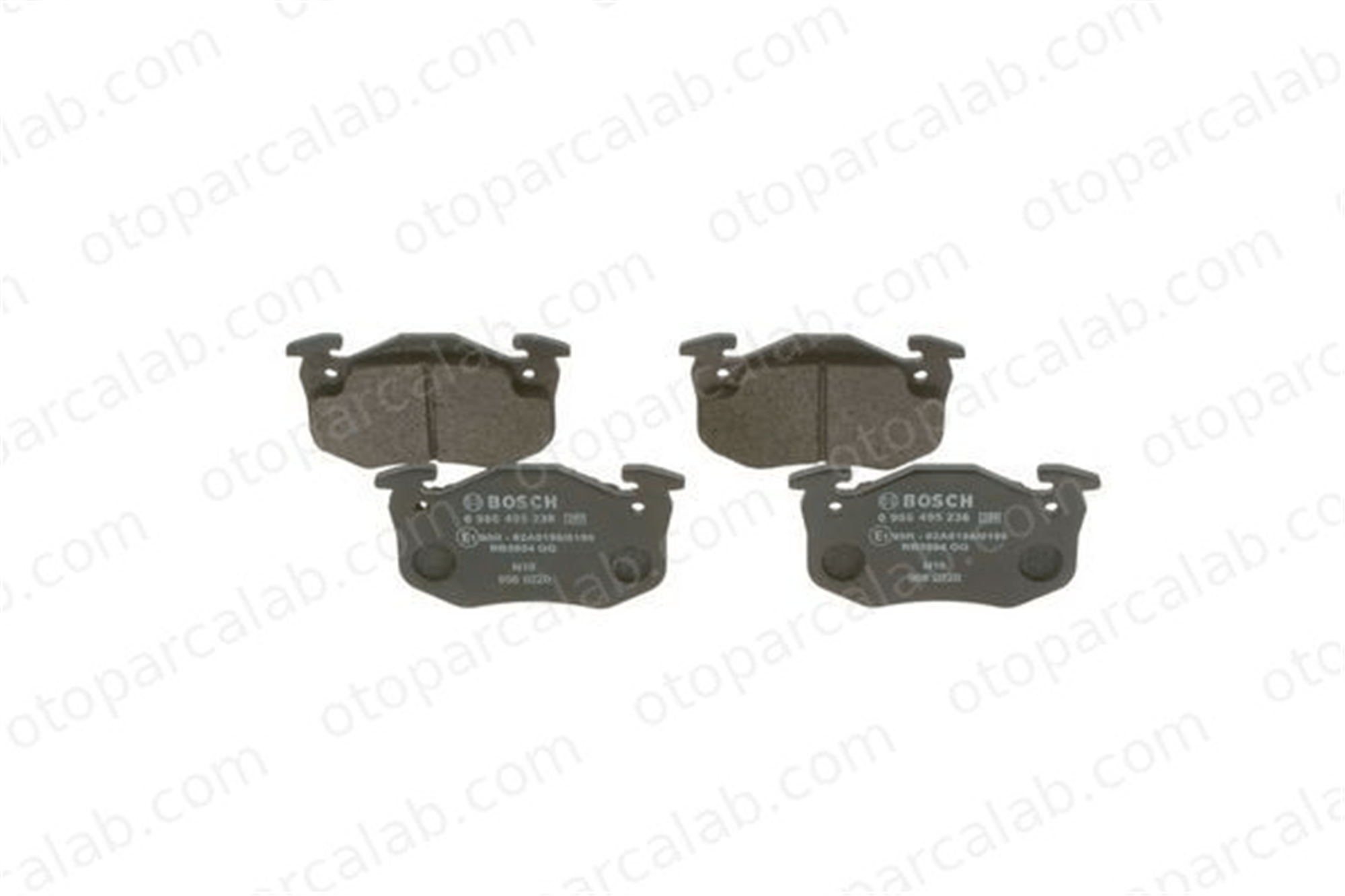BOSCH 0 986 495 236 Fren Disk Balata Arka RENAULT TRUCKS MIDLINER PREMIUM 2 425104 172201