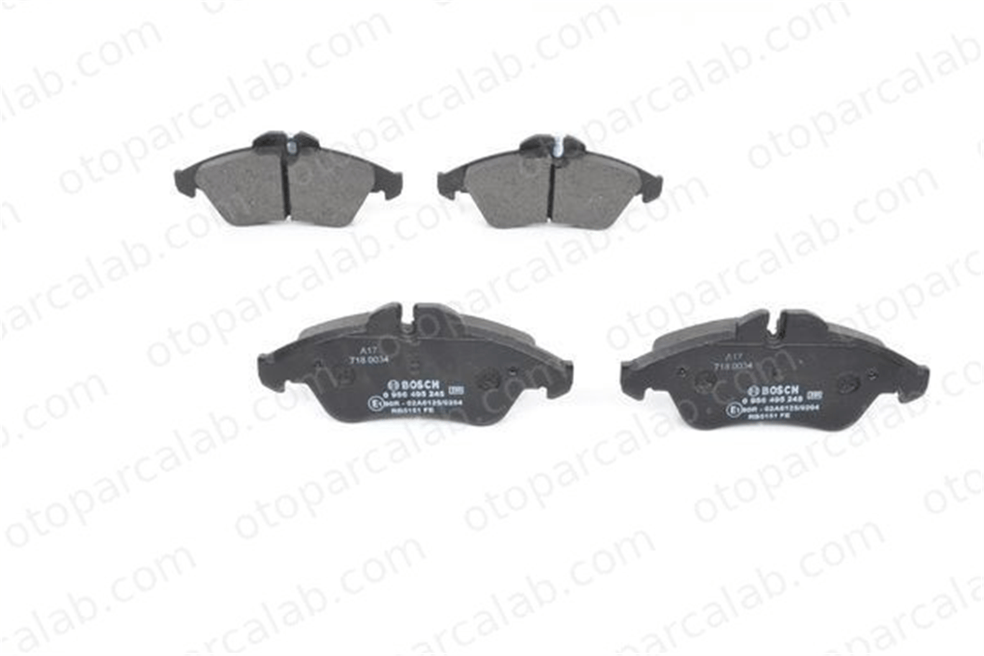 BOSCH 0 986 495 245 Fren Disk Balata Ön MERCEDES-BENZ SPRINTER 3-t Minibüs/Otobüs SPRINTER 3-t Panelvan/Van A0024203920 24203920