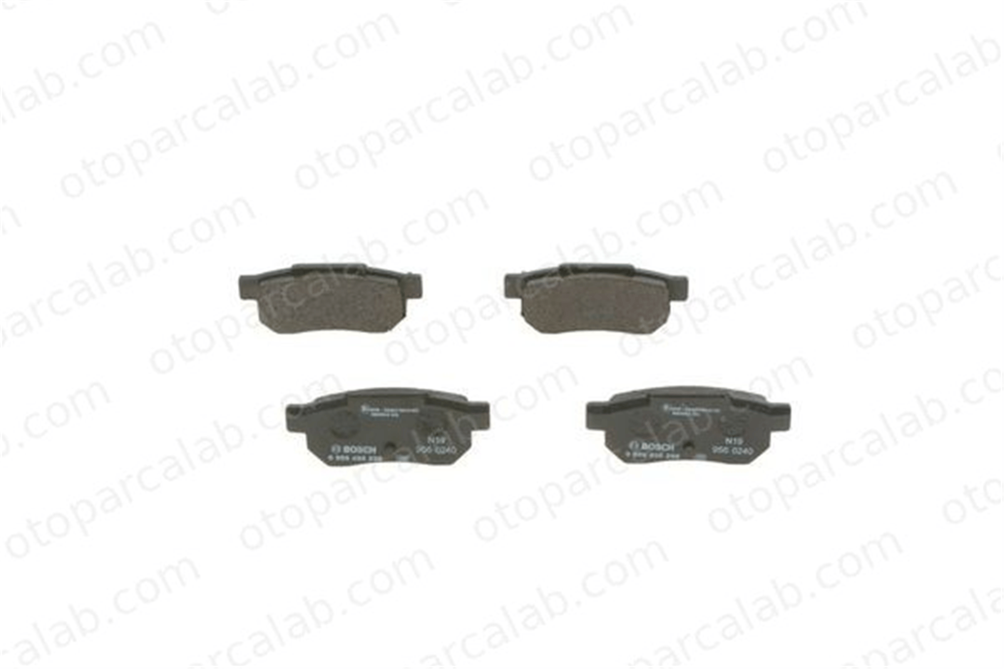 BOSCH 0 986 495 256 Fren Disk Balata Arka ROVER 200 II Hatchback 400 II 43022ST3E00 43022SE0S00