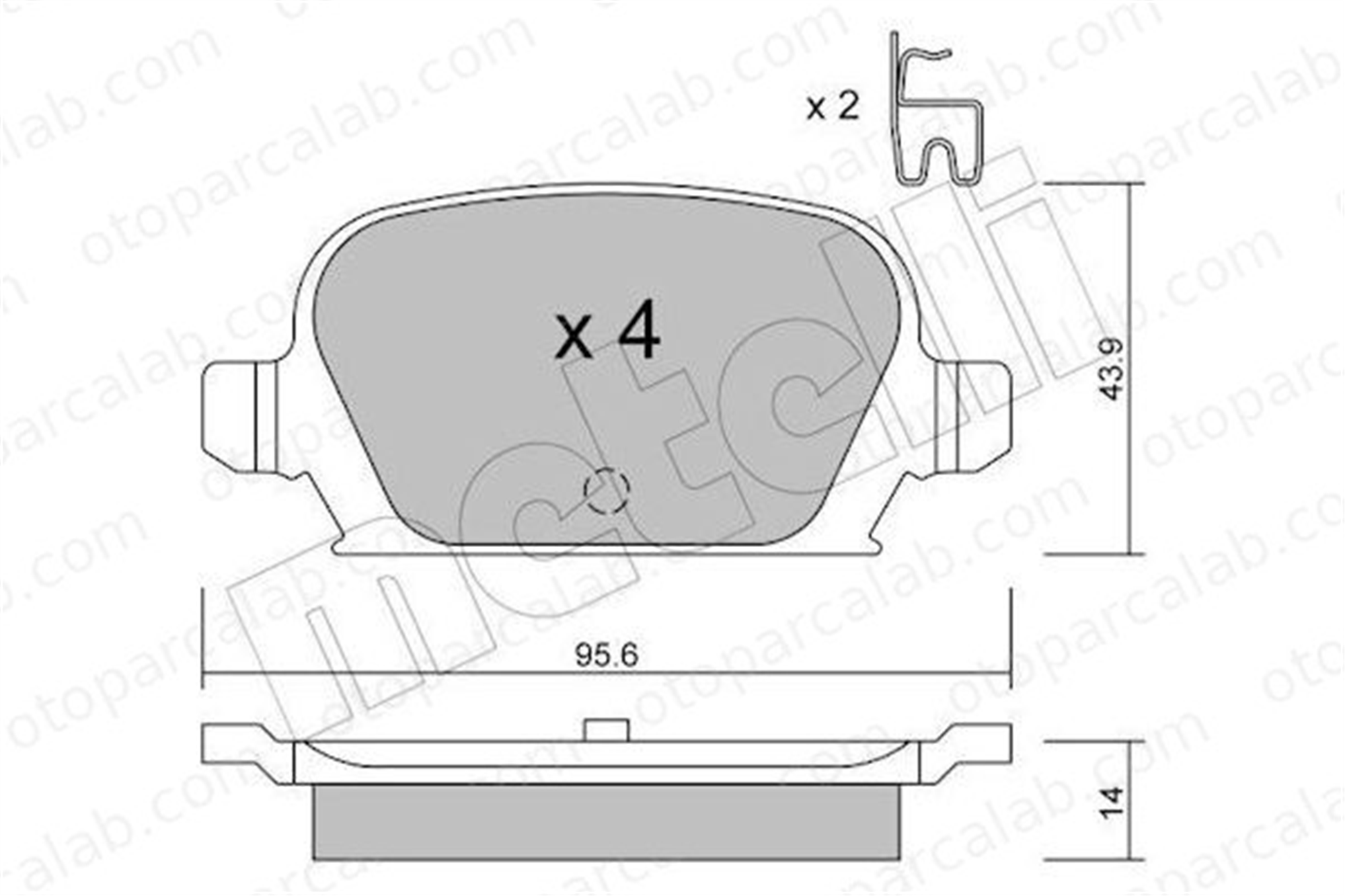 BOSCH 0 986 495 280 Fren Disk Balata Arka OPEL CORSA C TIGRA TwinTop 1605965 9200132