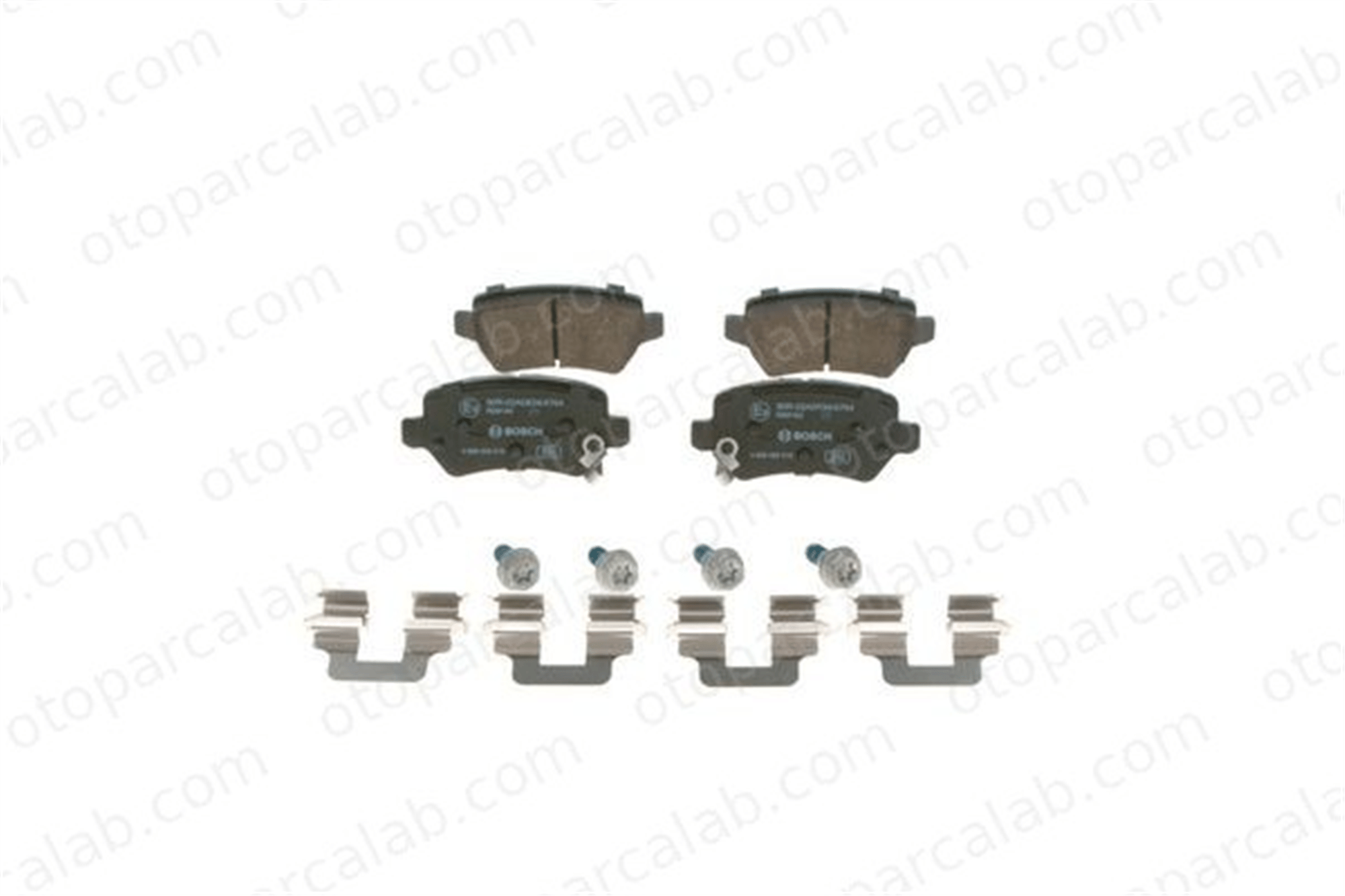 BOSCH 0 986 495 319 Fren Disk Balata Ön TOYOTA AYGO CITROËN C1 II 1613819980 93169143