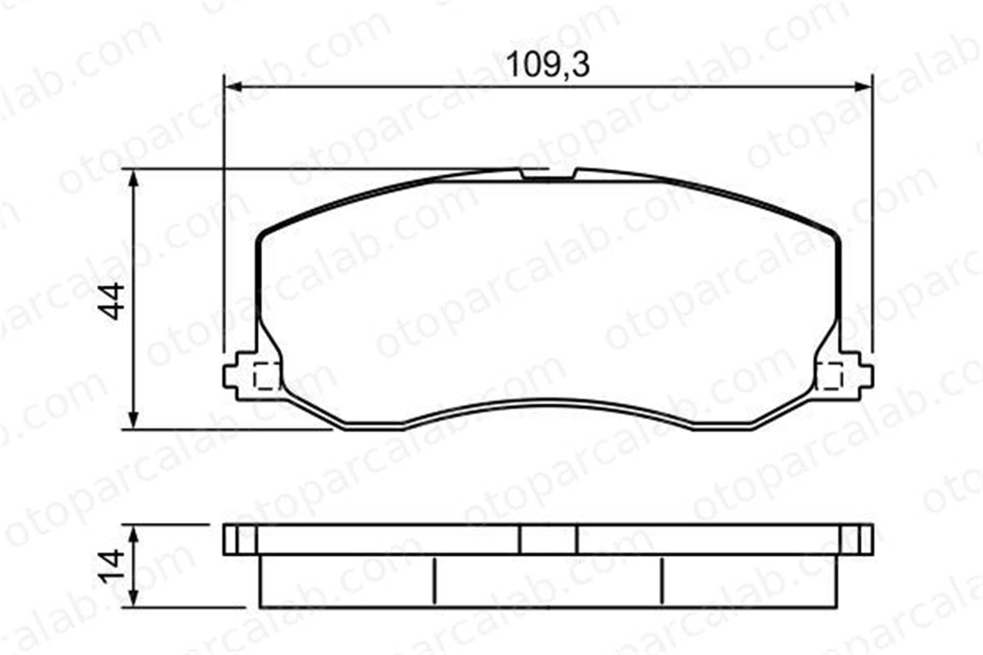 BOSCH 0 986 495 382 Fren Disk Balata Ön SUZUKI SWIFT II Hatchback SWIFT II Sedan 5520062851000 5520061832