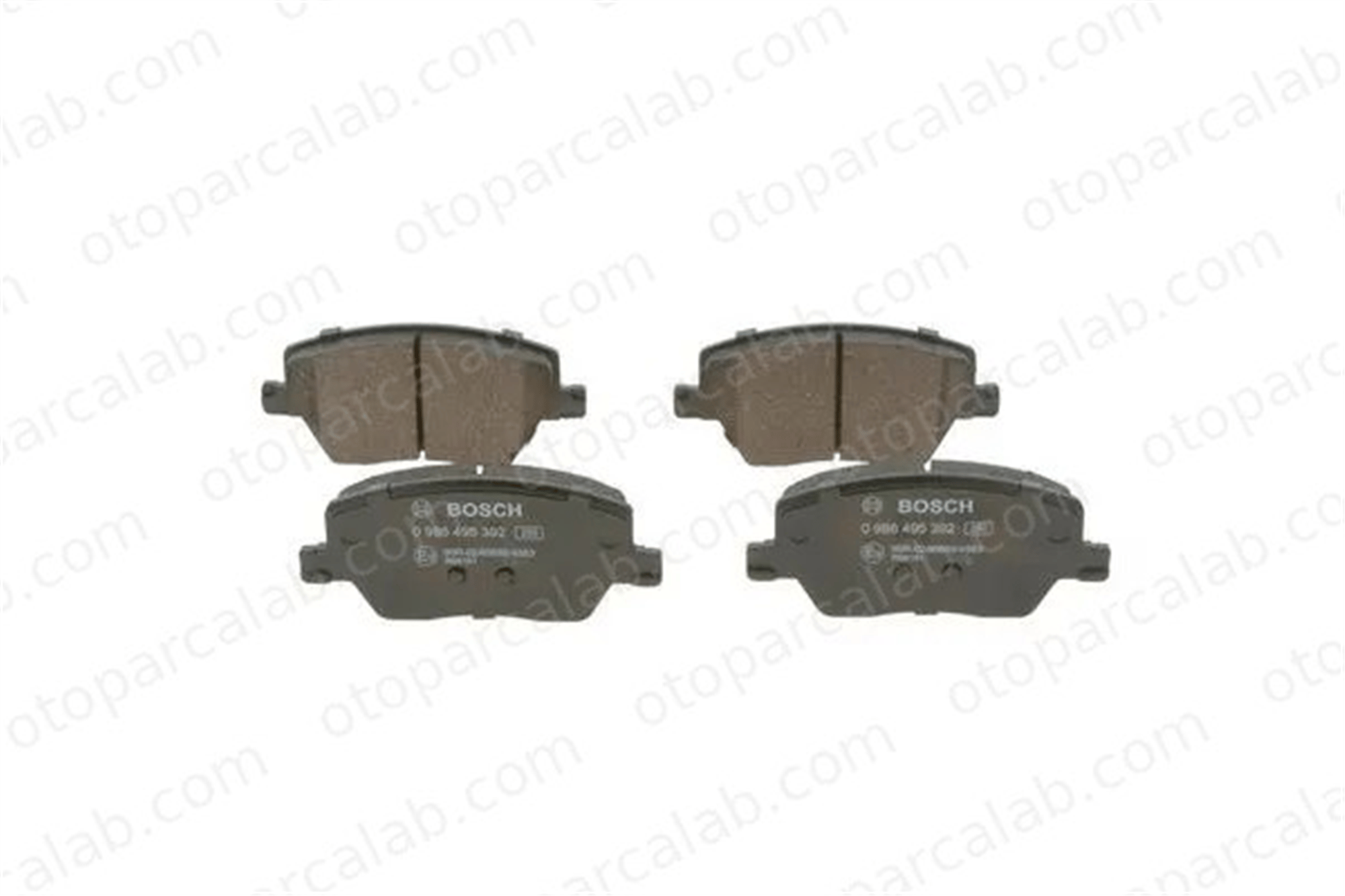 BOSCH 0 986 495 392 Fren Disk Balata Ön FIAT TIPO Hatchback TIPO Sedan 77367910 77368368