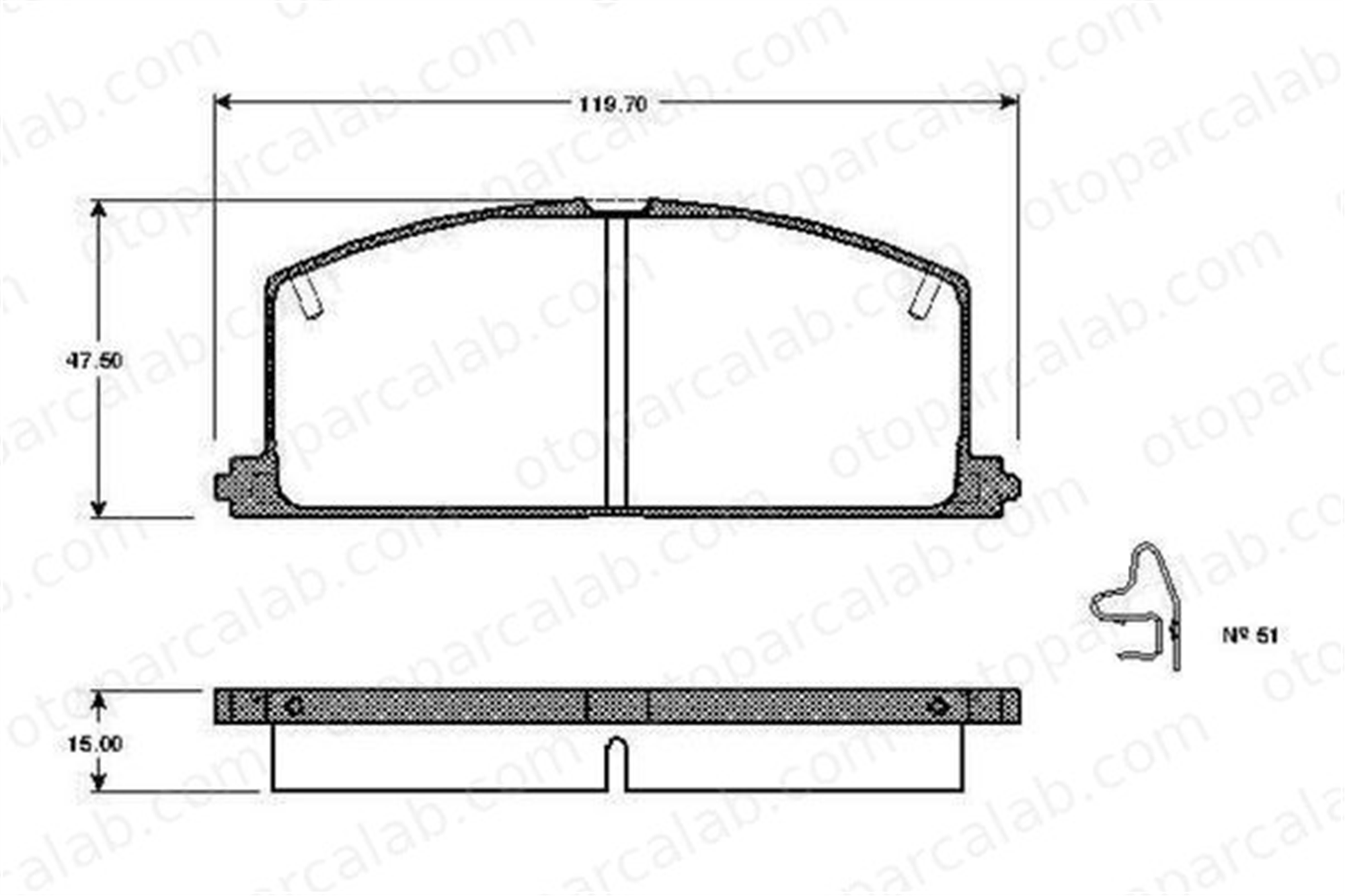 BOSCH 0 986 TB2 086 Fren Disk Balata Ön TOYOTA COROLLA COROLLA Liftback 449112231 449150060