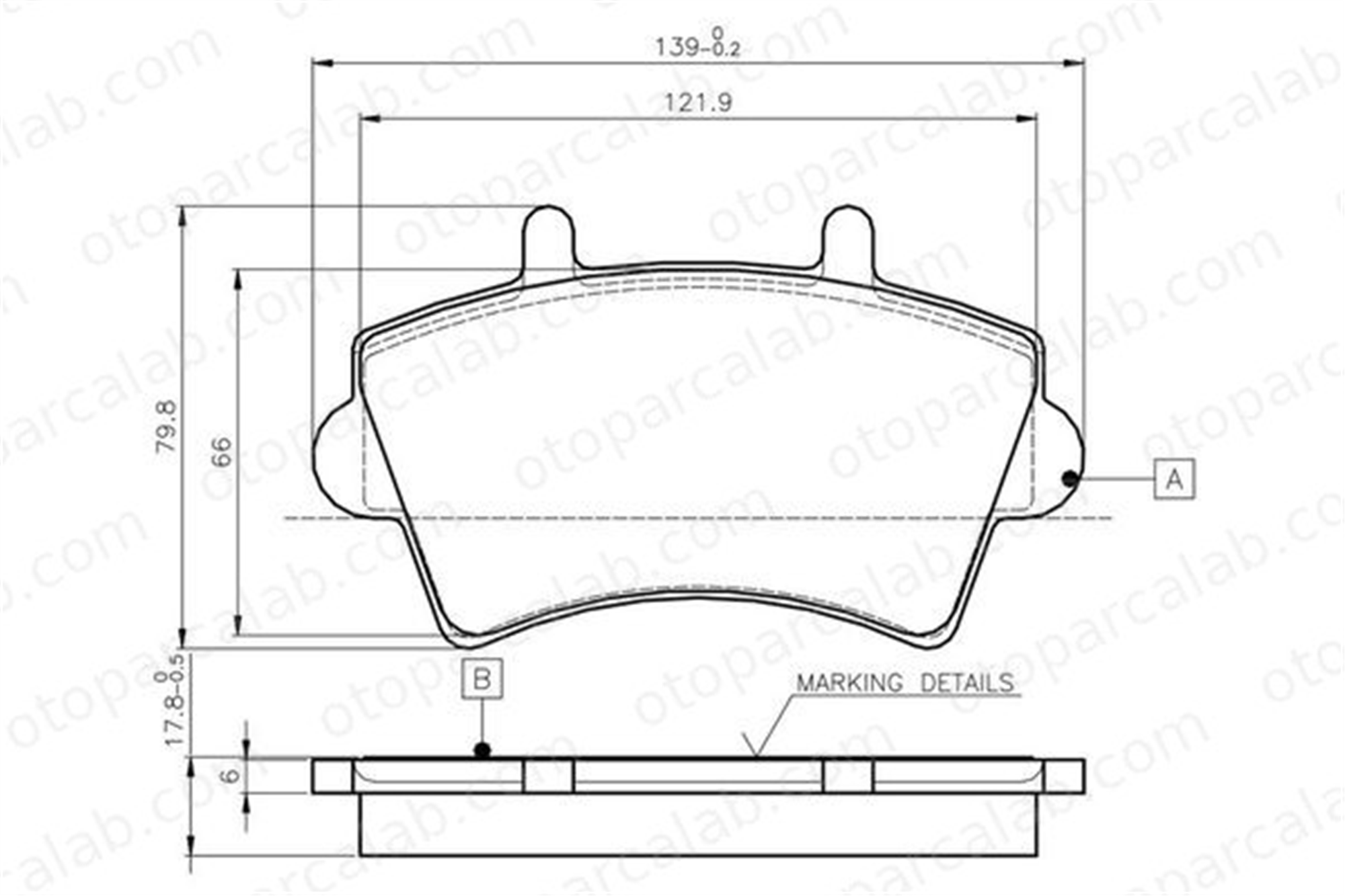 BOSCH 0 986 TB2 392 Fren Disk Balata Ön OPEL MOVANO A Panelvan/Van RENAULT MASTER II Minibüs/Otobüs 1605980 4106000QAD