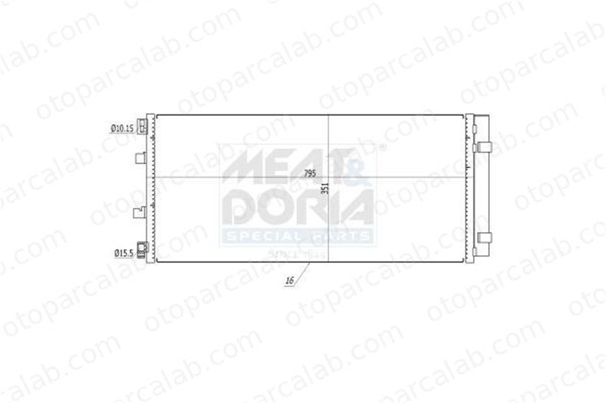 BOSCH 1 986 AD2 430 Klima Radyatörü RENAULT MASTER III Panelvan/Van OPEL MOVANO B Panelvan/Van 921007845R 4419449