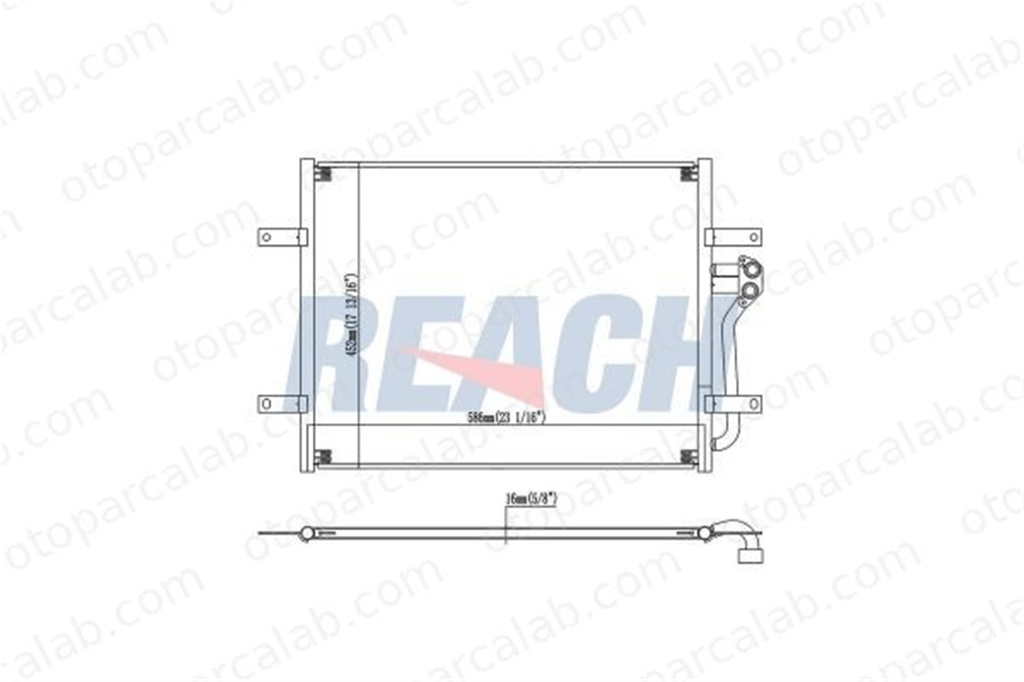 BOSCH 1 986 AD2 445 Klima Radyatörü VW GOLF VII MAN TGE Panelvan/Van 5QE816411A 5QE816411K