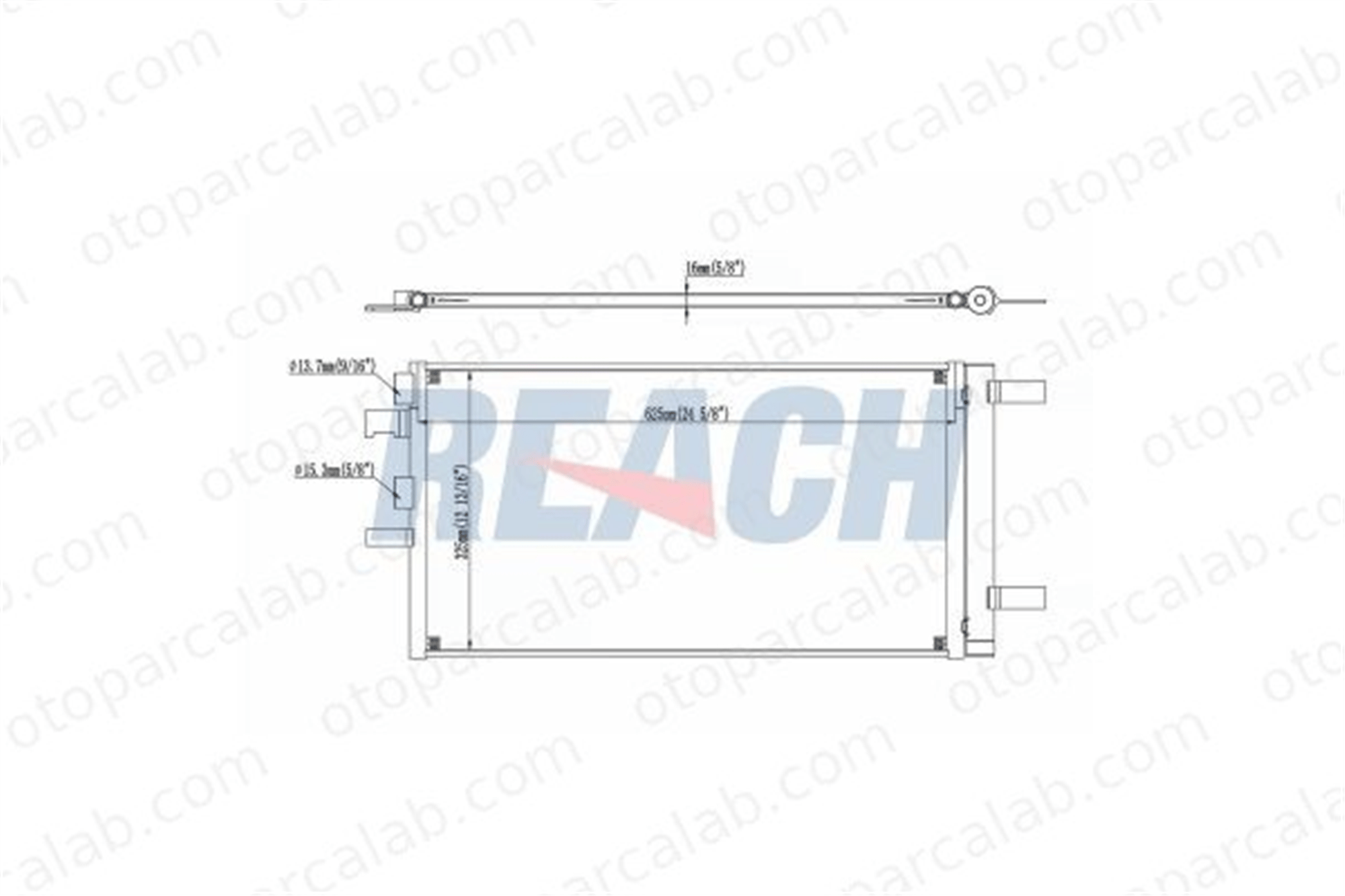 BOSCH 1 986 AD2 465 Klima Radyatörü MINI MINI COUNTRYMAN BMW 2 Active Tourer 64539286712 9286712