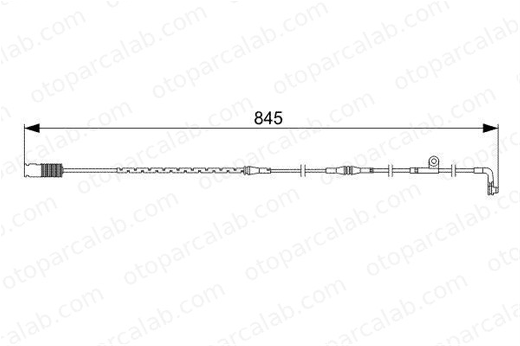BOSCH 1 987 473 044 Balata İkaz Kablosu Arka BMW 7 ALPINA B7 34356778038 34356755267