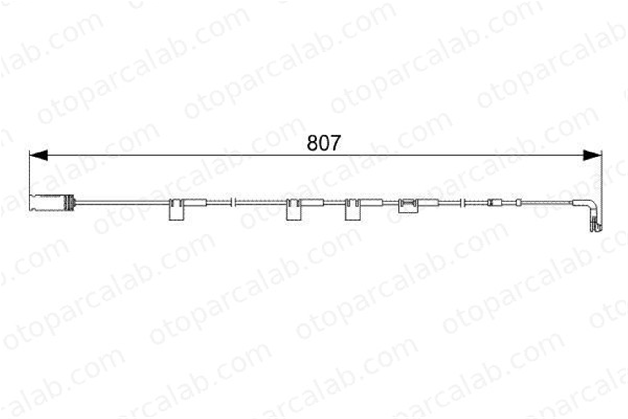 BOSCH 1 987 473 058 Balata İkaz Kablosu Ön MINI MINI MINI CLUBMAN 1987473058 34356773017