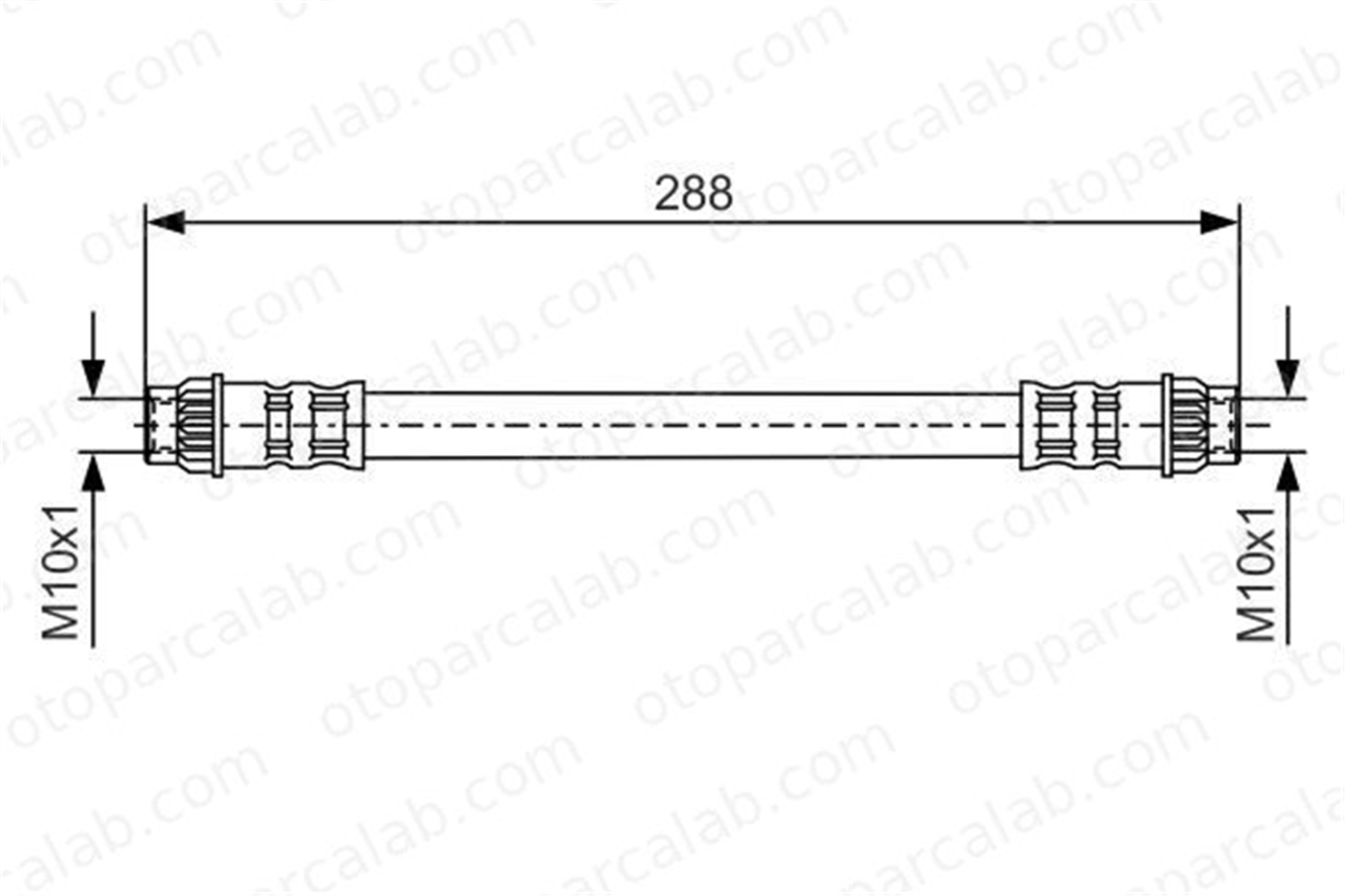 BOSCH 1 987 476 557 Fren Hortumu Arka Sağ veya Sol RENAULT CLIO I 9 1987476557 7700804814