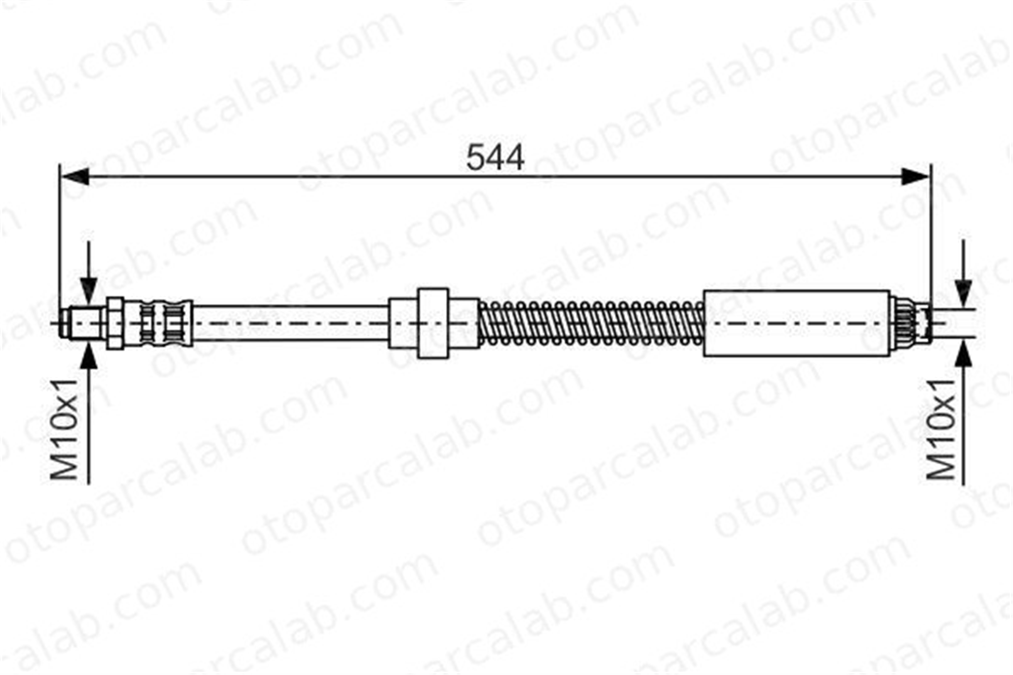 BOSCH 1 987 476 559 Fren Hortumu Ön Sağ veya Sol PEUGEOT 306 Break 306 1987476559 480663
