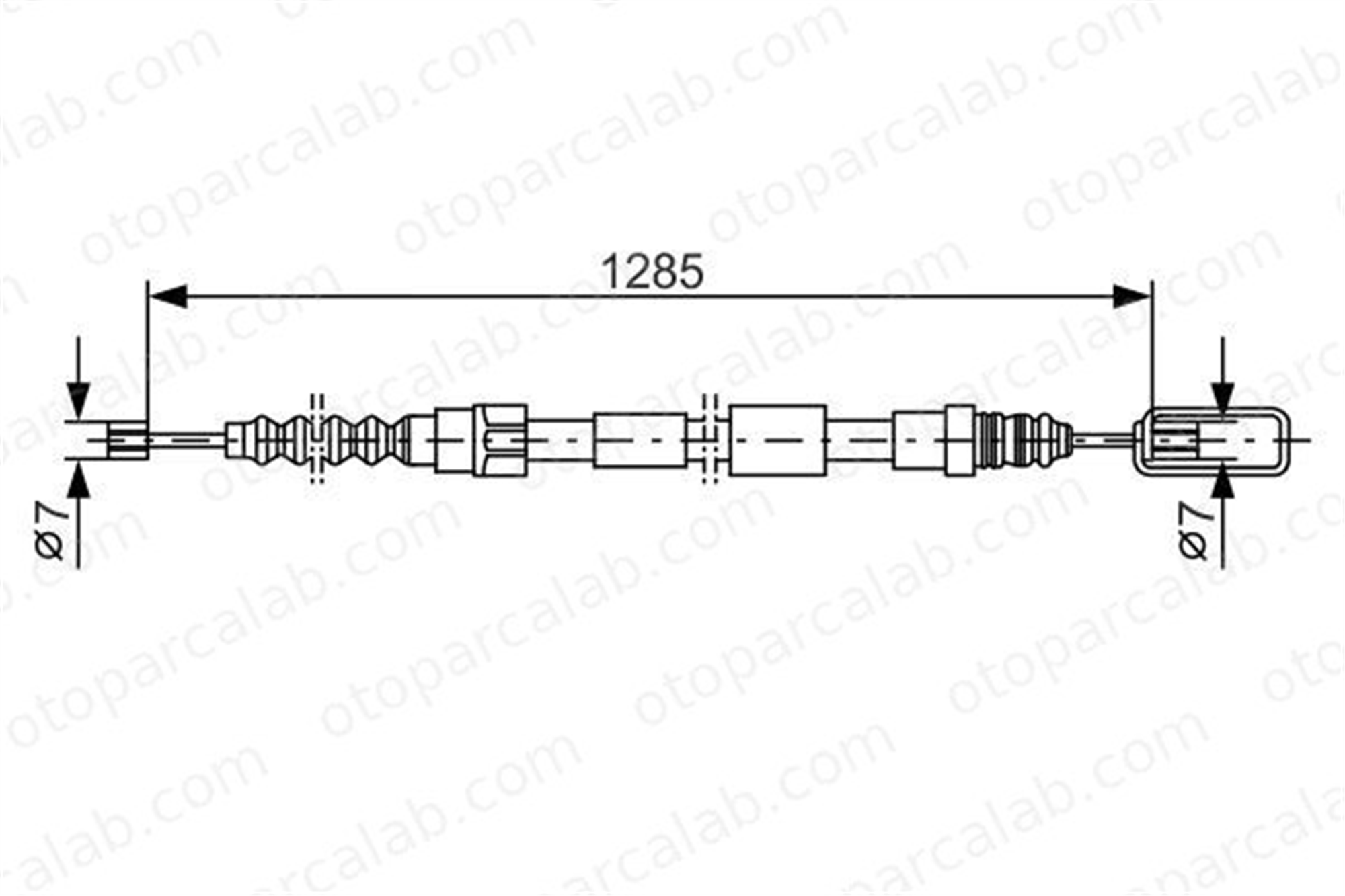 BOSCH 1 987 477 155 El Fren Teli Arka Sol RENAULT ESPACE II ESPACE II VAN 6025105919