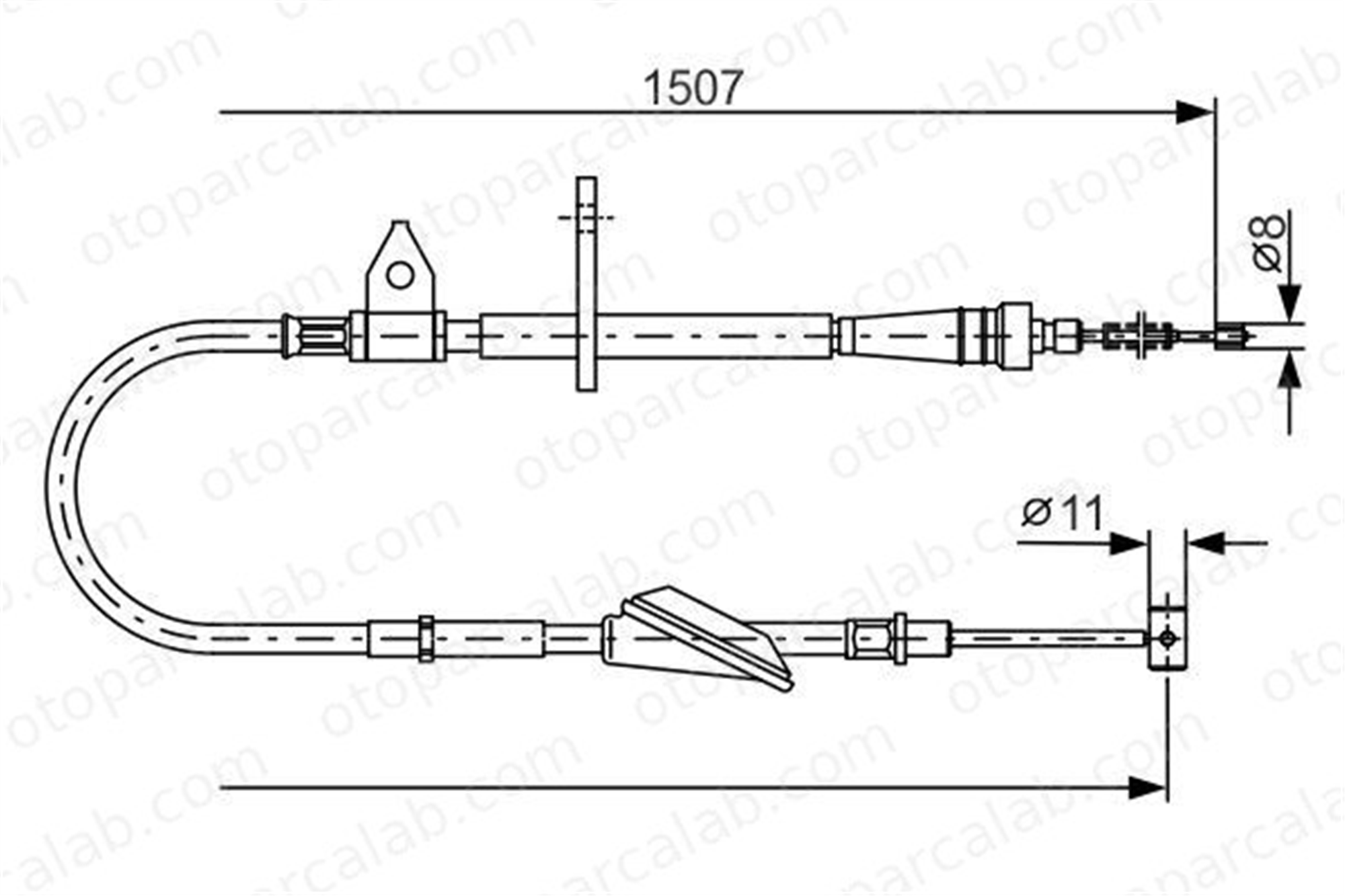 BOSCH 1 987 477 995 El Fren Teli Arka Sağ OPEL AGILA SUZUKI WAGON R+ Hatchback 1987477995 9203995