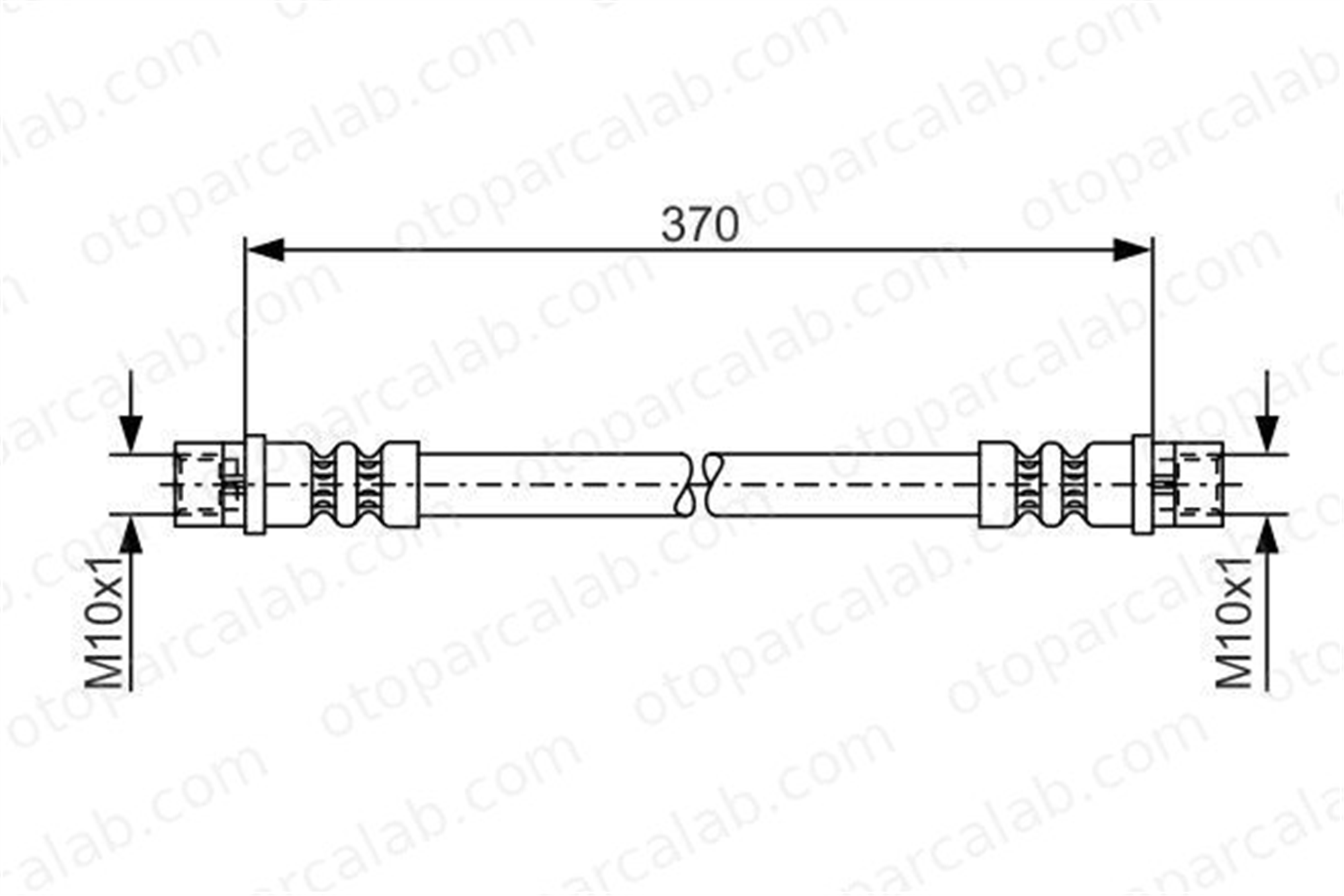 BOSCH 1 987 481 003 Fren Hortumu Arka Sağ veya Sol MERCEDES-BENZ SPRINTER 4-t Panelvan/Van SPRINTER 4-t Platform şasi 1987481003 9044280535