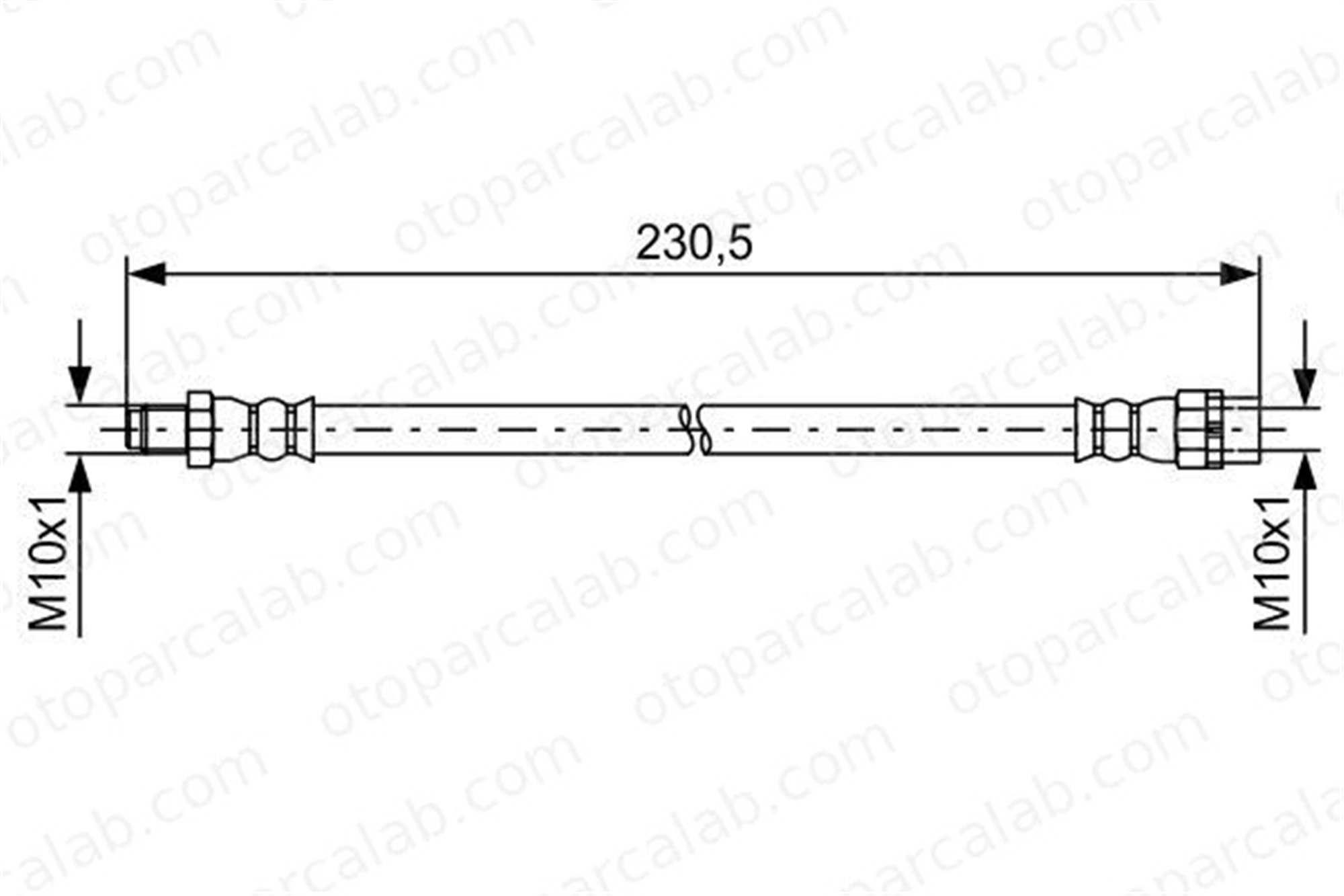 BOSCH 1 987 481 599 Fren Hortumu Arka Sağ veya Sol BMW Z4 Roadster Z4 Coupe 34326757744