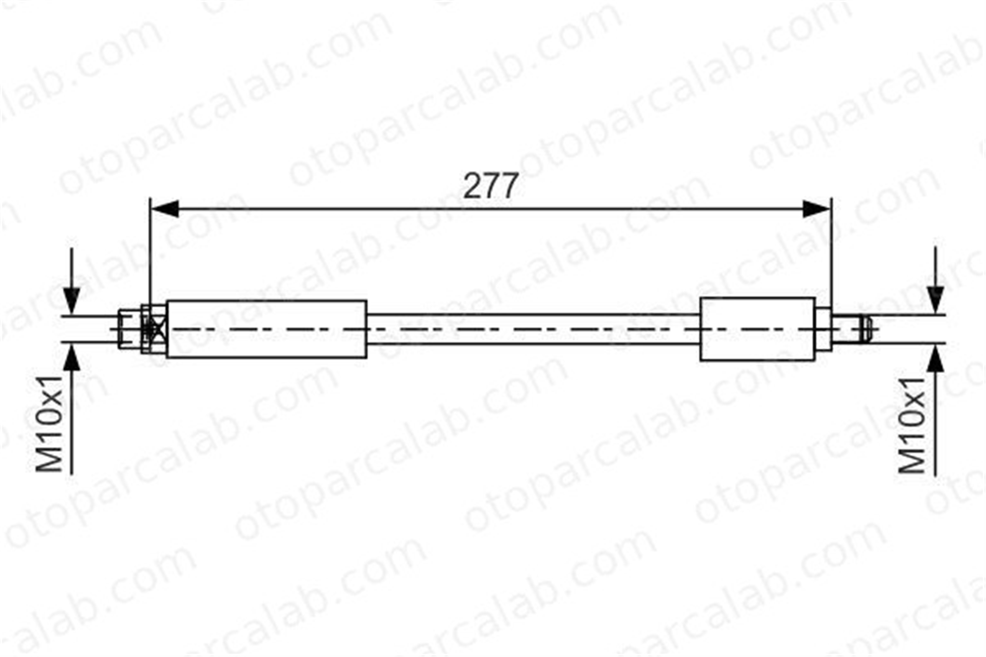 BOSCH 1 987 481 616 Fren Hortumu Arka Sağ veya Sol BMW X3 X4 1987481616 34306797527