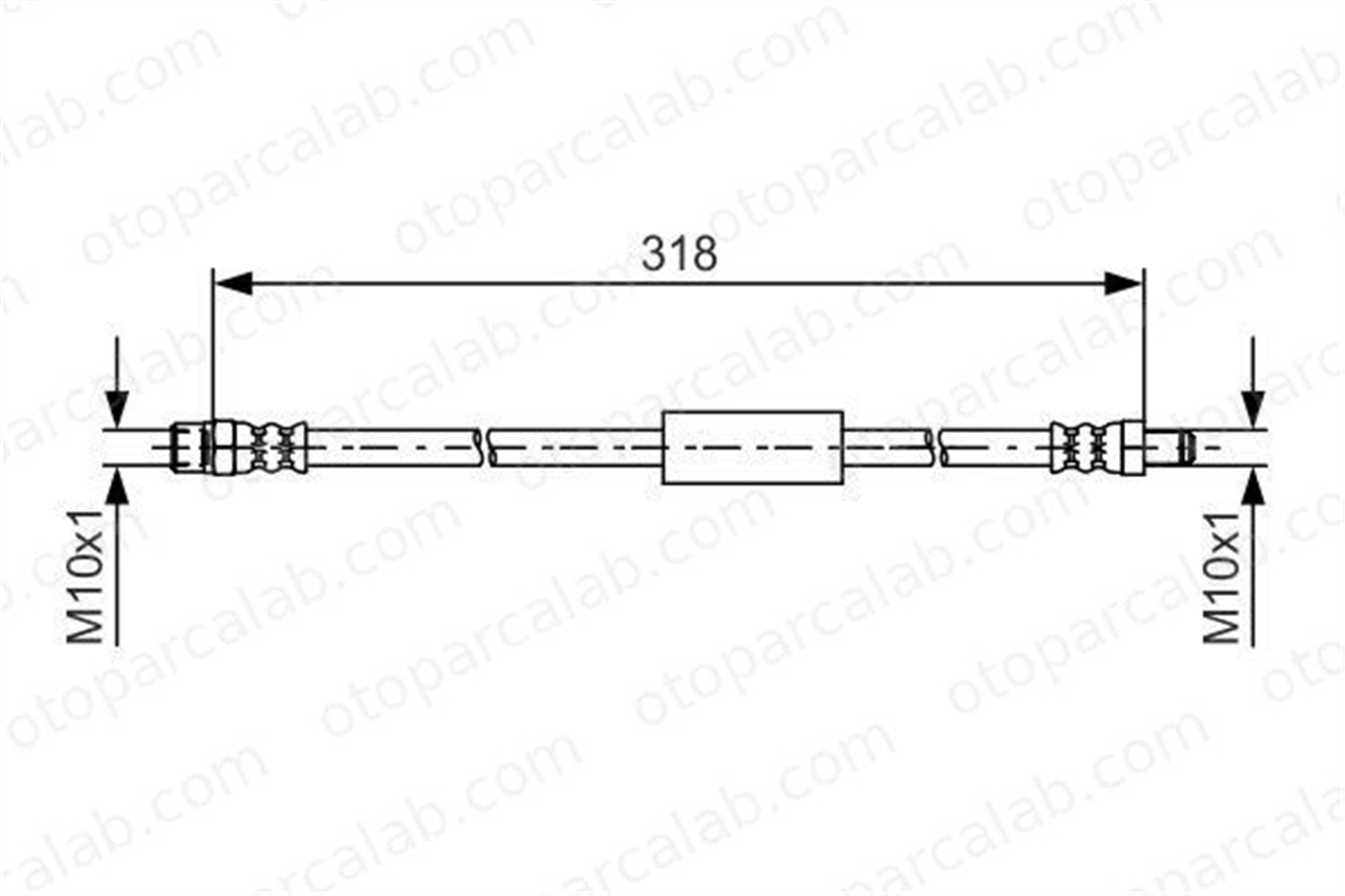 BOSCH 1 987 481 618 Fren Hortumu Arka Sağ veya Sol BMW 7 ROLLS-ROYCE GHOST I 1987481618 34326789263