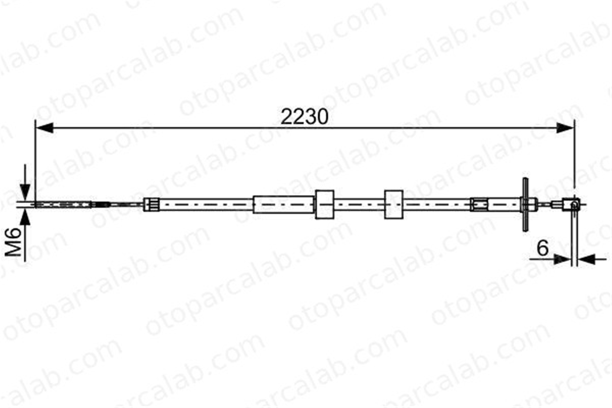 BOSCH 1 987 482 500 El Fren Teli Arka Sol MERCEDES-BENZ G-SERISI G-SERISI Cabrio 1987482500 4634205185