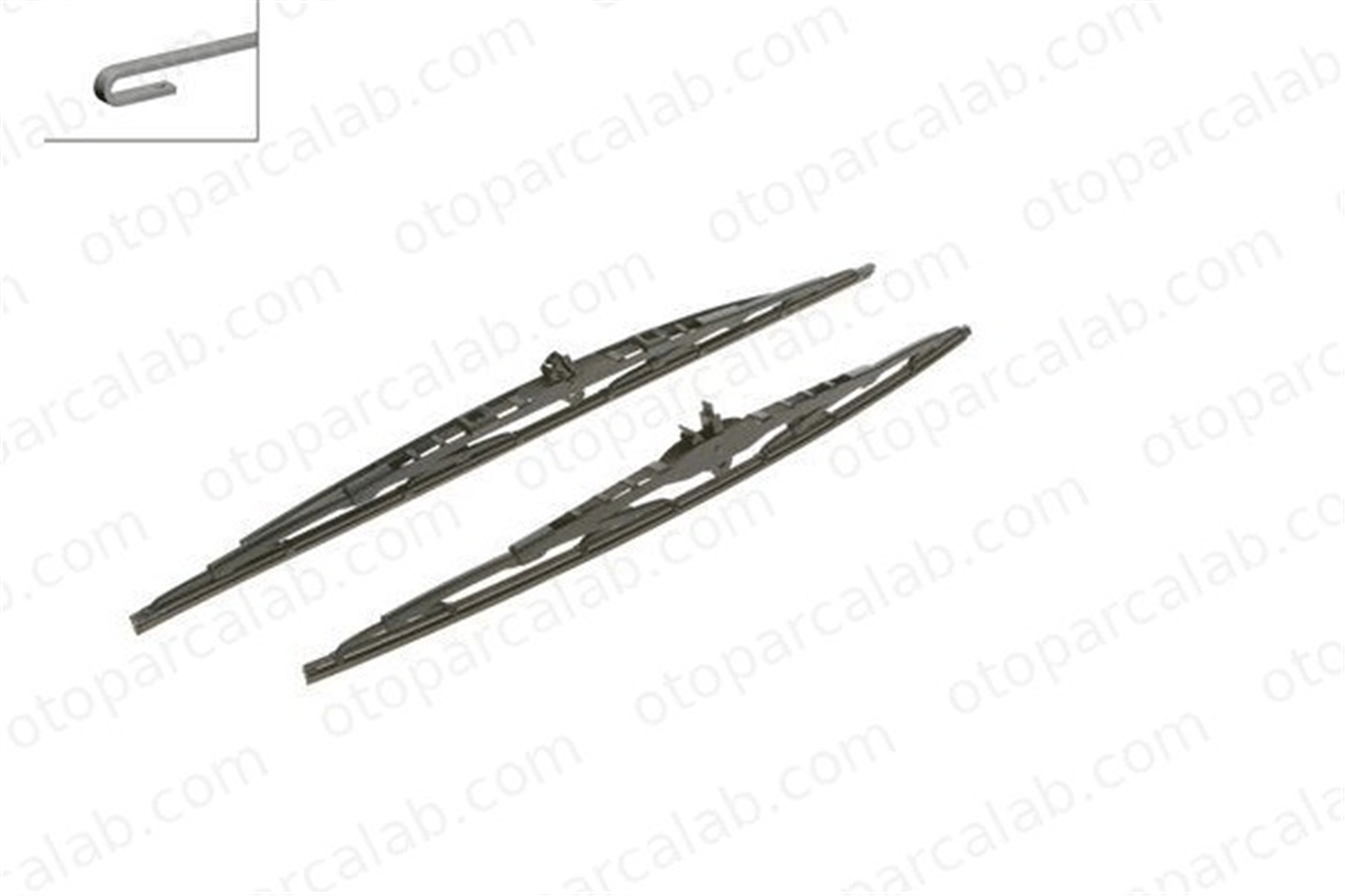 BOSCH 3 397 001 802 Silecek Süpürgesi Ön 600/530 mm - 24/21 inç VW TRANSPORTER T5 Minibüs/Otobüs TRANSPORTER T5 Panelvan/Van 7H1955425F 7H0998003