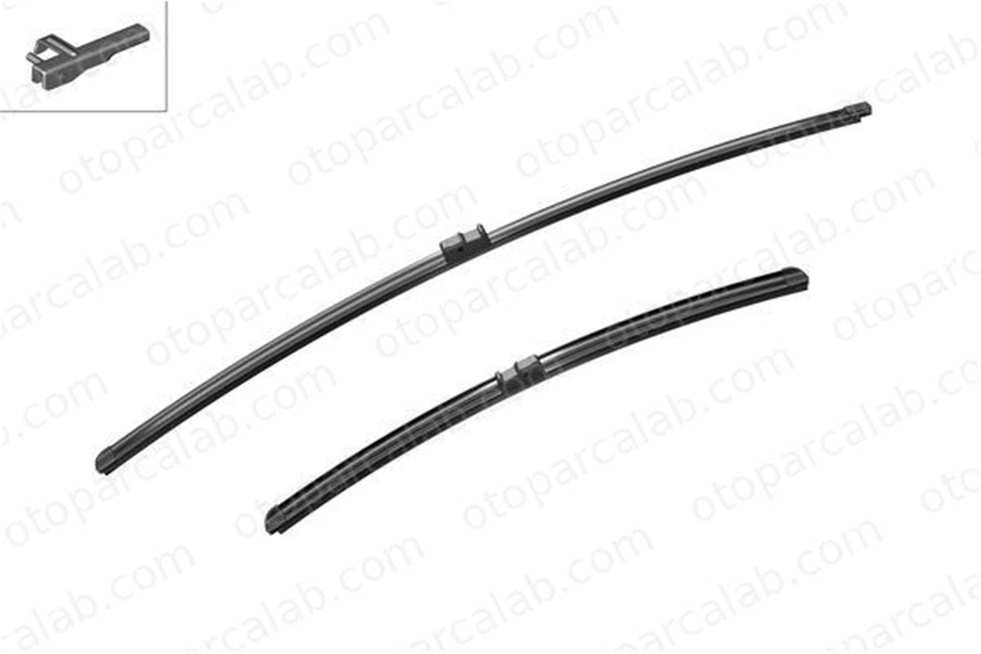 BOSCH 3 397 014 117 Silecek Süpürgesi Ön 750/530 mm - 30/21 inç BMW i3 61612350328