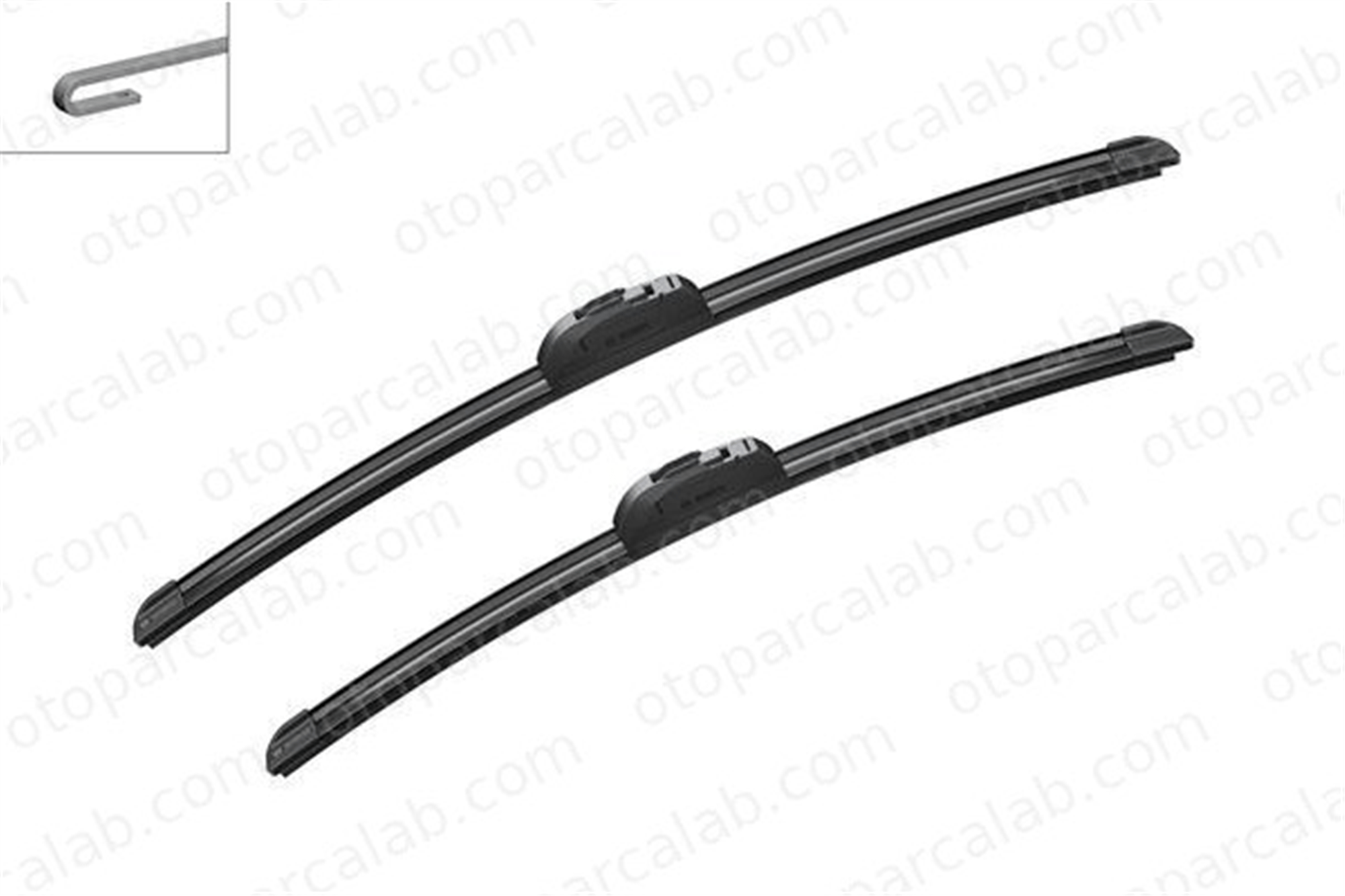 BOSCH 3 397 118 902 Silecek Süpürgesi Ön 530/475 mm - 21/19 inç VW BORA I GOLF IV 1J0998002 1J0998002B