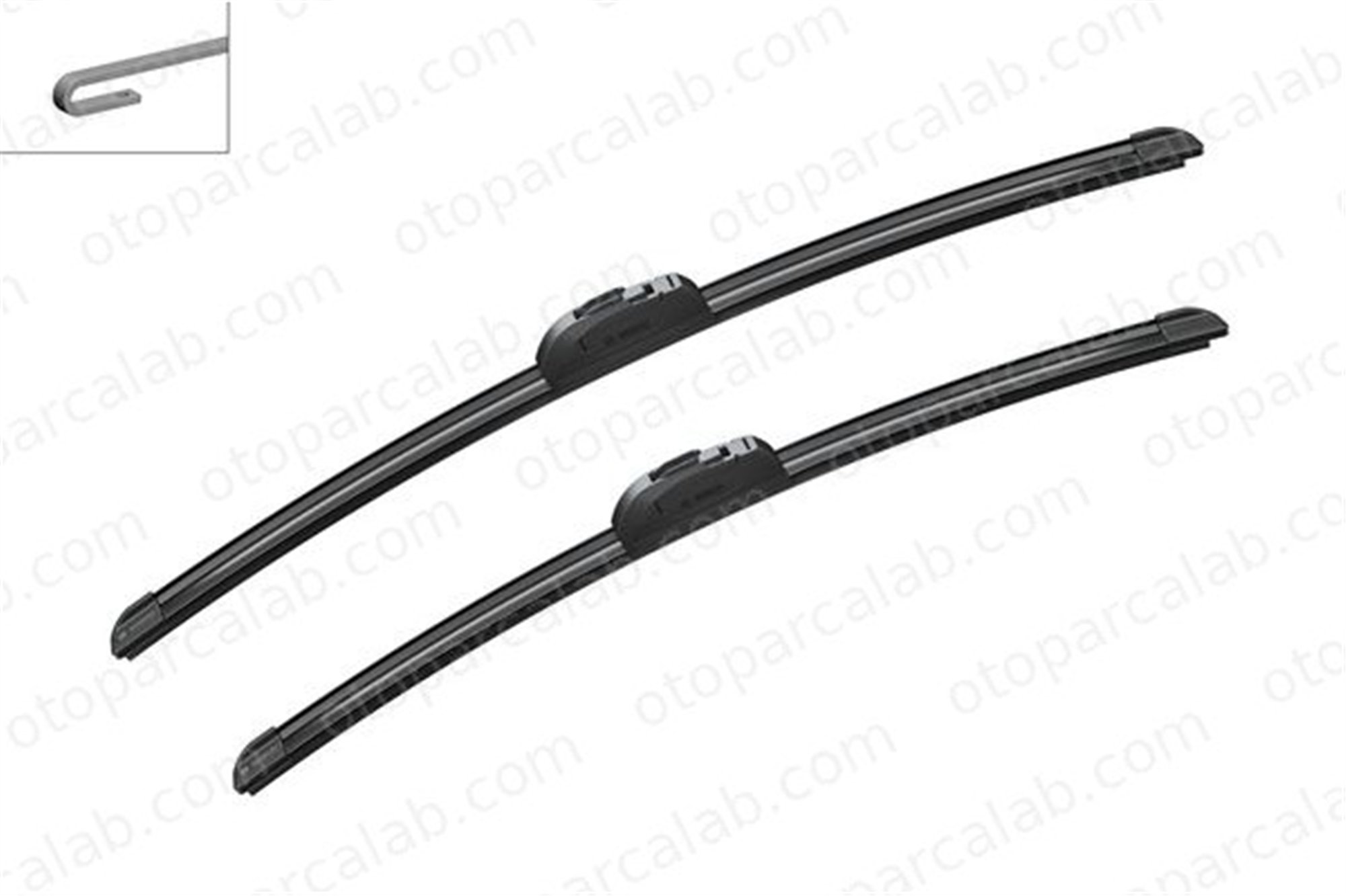 BOSCH 3 397 118 905 Silecek Süpürgesi Ön 550/500 mm - 22/20 inç AUDI A6 C5 Avant ALFA ROMEO 156 Sportwagon GS7JS17528BA 6426R2
