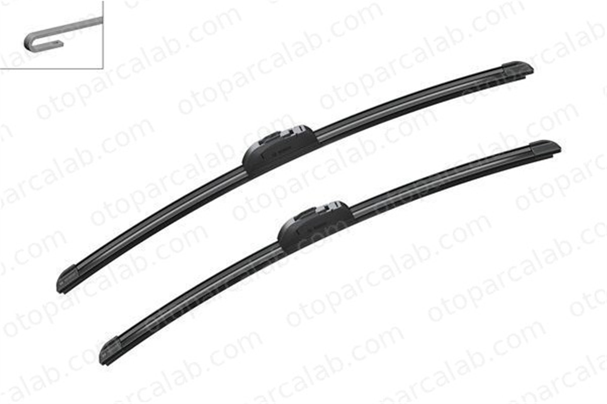 BOSCH 3 397 118 906 Silecek Süpürgesi Ön 530/530 mm - 21/21 inç FIAT DUCATO Panelvan/Van DUCATO Minibüs/Otobüs LR018367