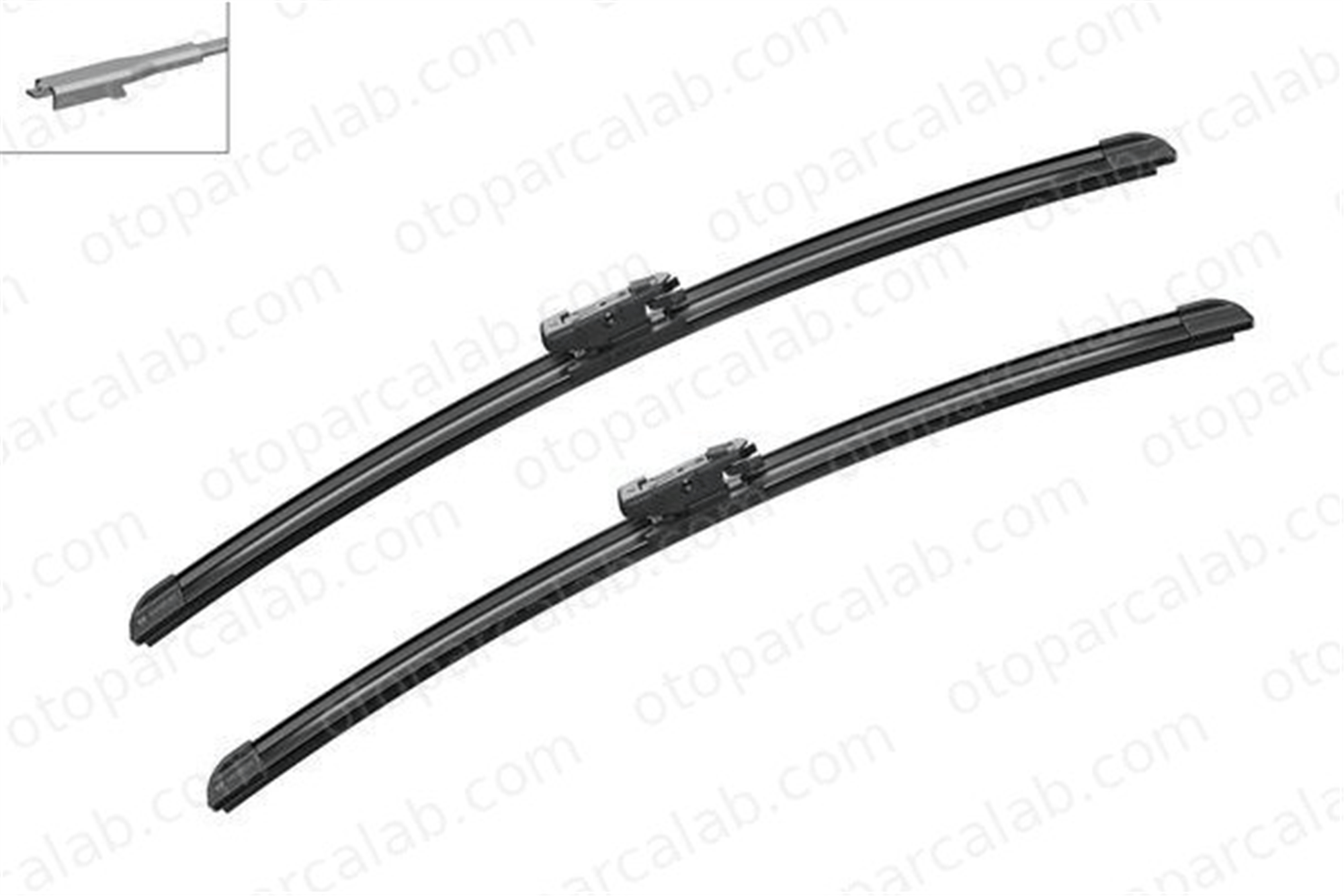 BOSCH 3 397 118 922 Silecek Süpürgesi Ön Hybrid Tip 500/500 mm - 20/20 inç BMW 1 1 Cabrio 3397118922