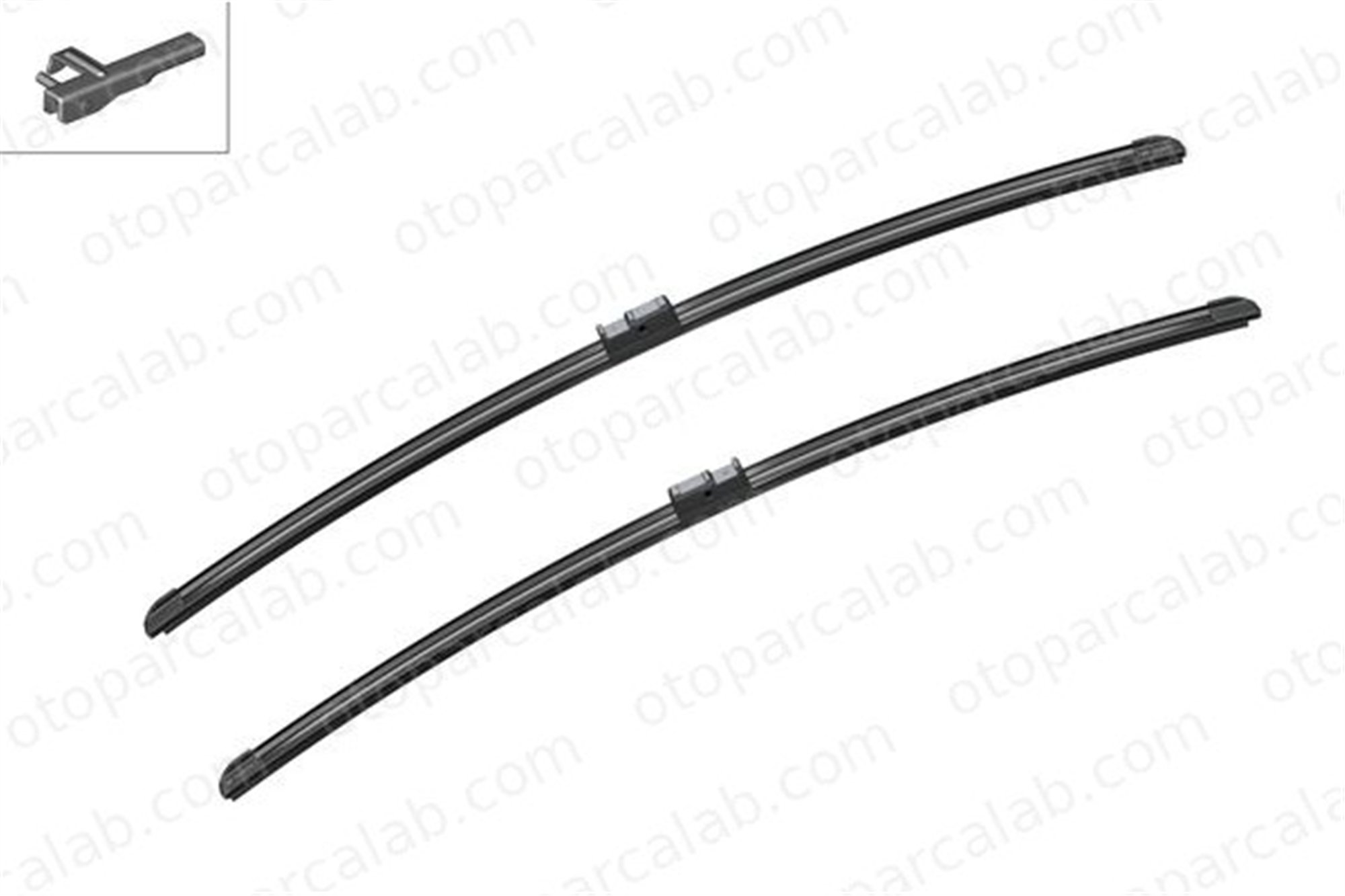 BOSCH 3 397 118 950 Silecek Süpürgesi Ön 700/700 mm - 28/28 inç VW GOLF PLUS V TOURAN 1M2117528AC 1227077