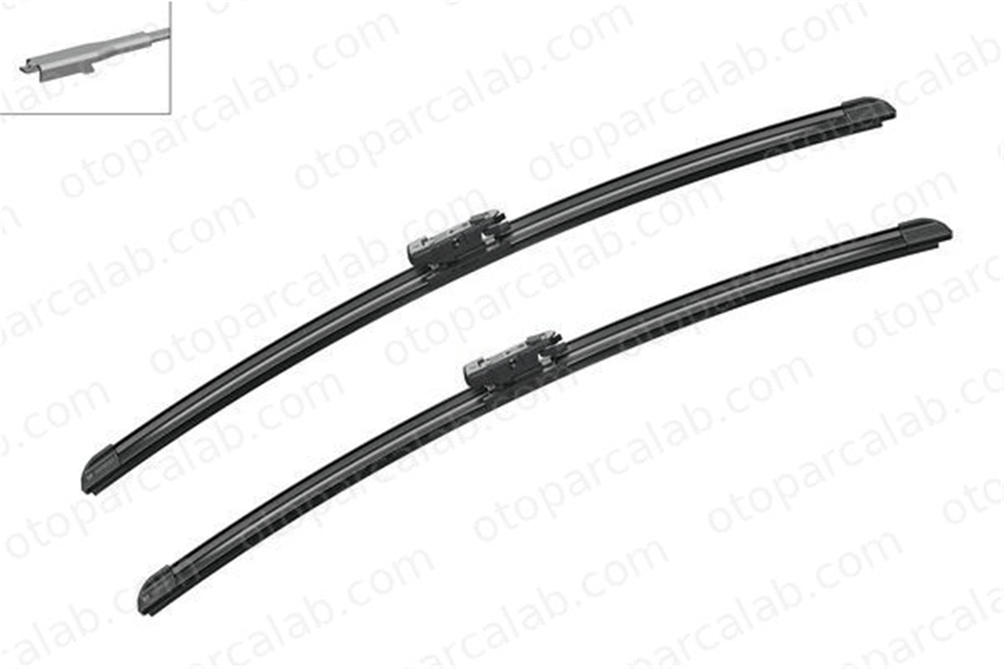 BOSCH 3 397 118 969 Silecek Süpürgesi Ön 550/550 mm - 22/22 inç MERCEDES-BENZ SLK C-SERISI A2058202300 2058202300