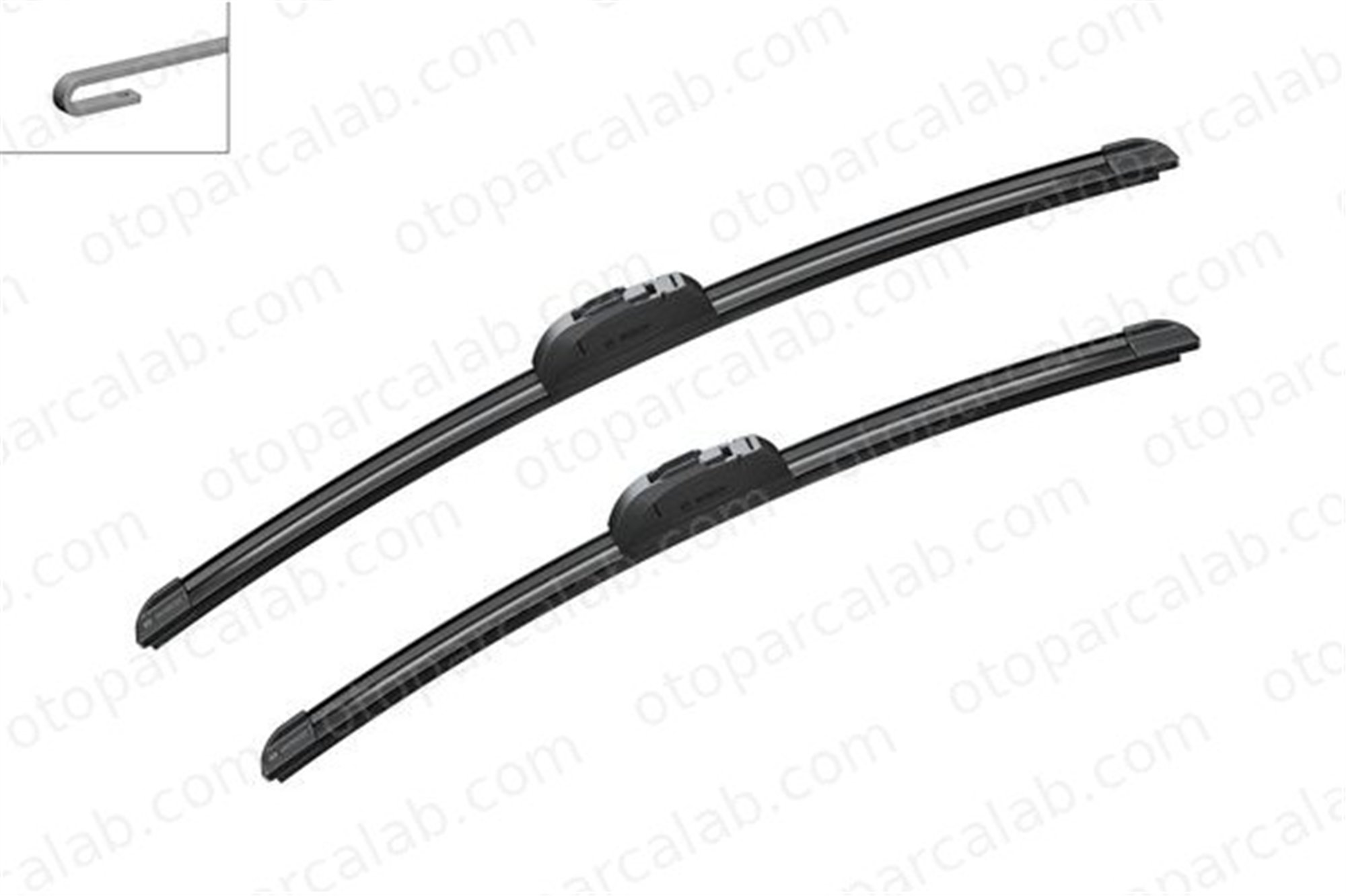 BOSCH 3 397 118 995 Silecek Süpürgesi Ön 500/450 mm - 20/18 inç OPEL KADETT E Station wagon TOYOTA COROLLA 3397118995