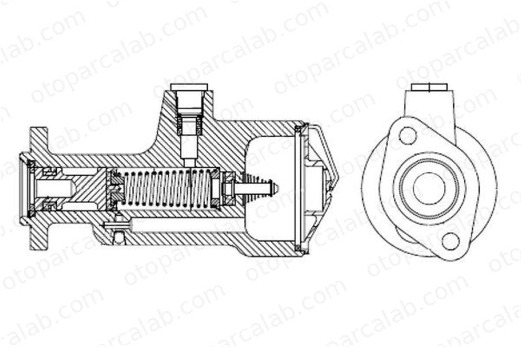 BOSCH F 026 005 006 Debriyaj Merkezi Alt PEUGEOT 404 404 Cabrio 209511 F026005006