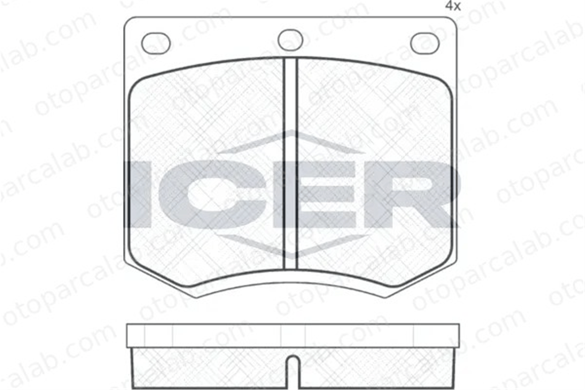 BRAXIS AA0613 Fren Disk Balata Ön FORD TAUNUS GRANADA Turnier 5015924 5018902