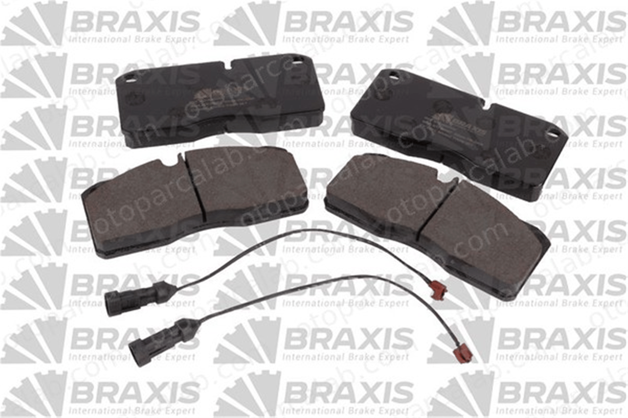 BRAXIS AB5034 Fren Disk Balata Ön MERCEDES-BENZ AROCS ACTROS MP4 / MP5 1906043 1906146