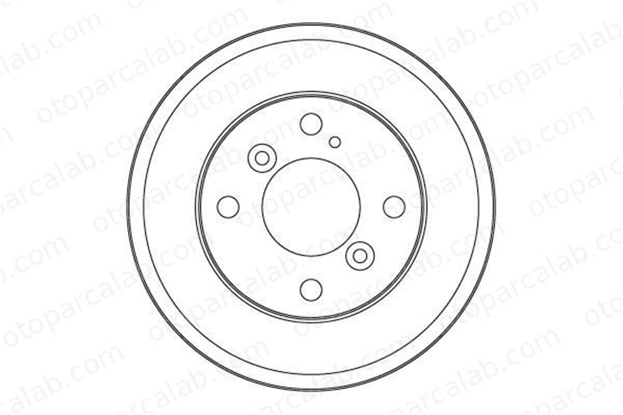 BRAXIS AD5099 Kampana Arka Sağ ve Sol FORD FIESTA VI FIESTA VI Van 1523797 1535923