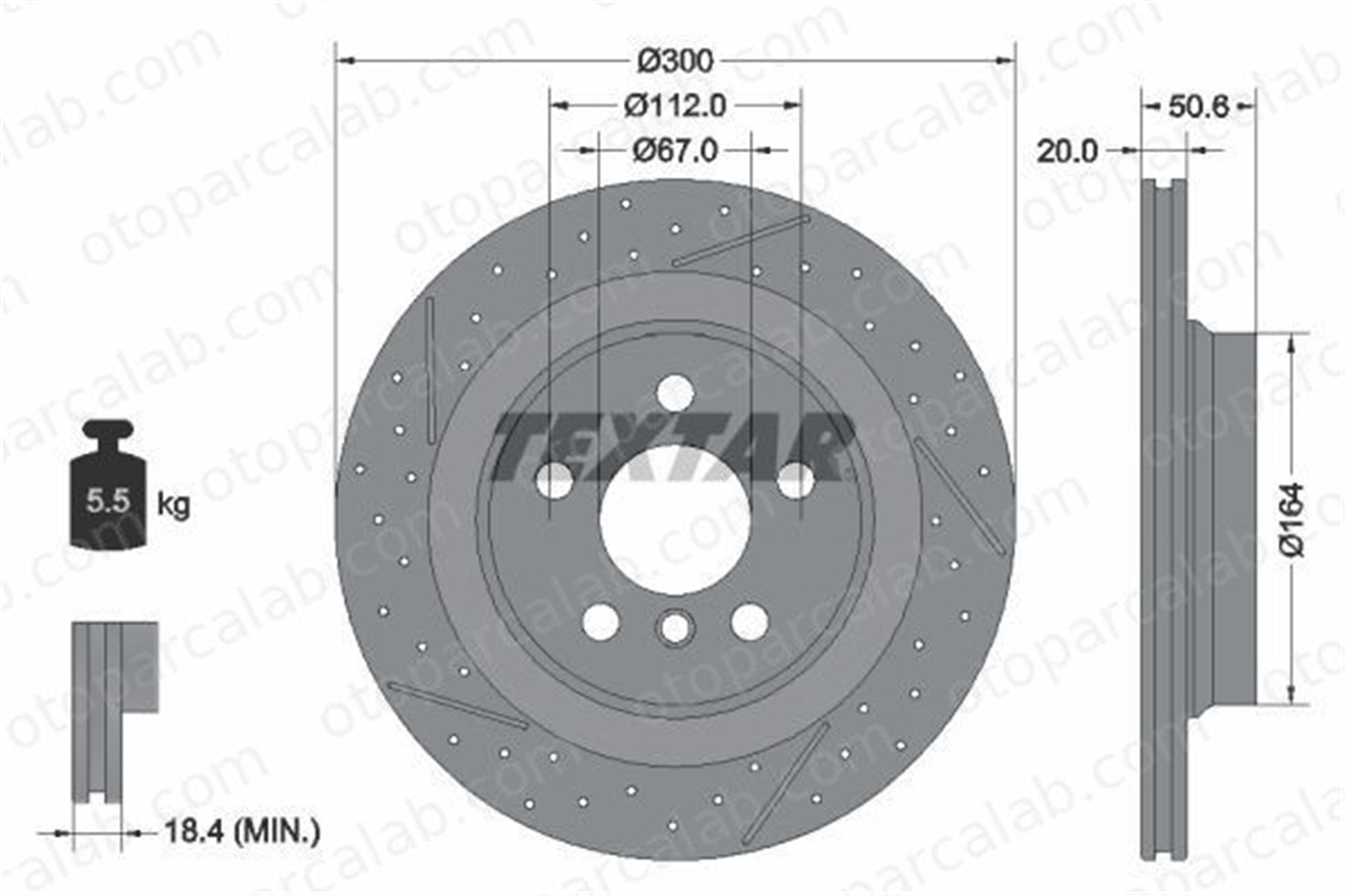 BRAXIS AE1409 Fren Disk Ayna Arka Sağ ve Sol MINI MINI CLUBMAN MINI COUNTRYMAN 34216864135