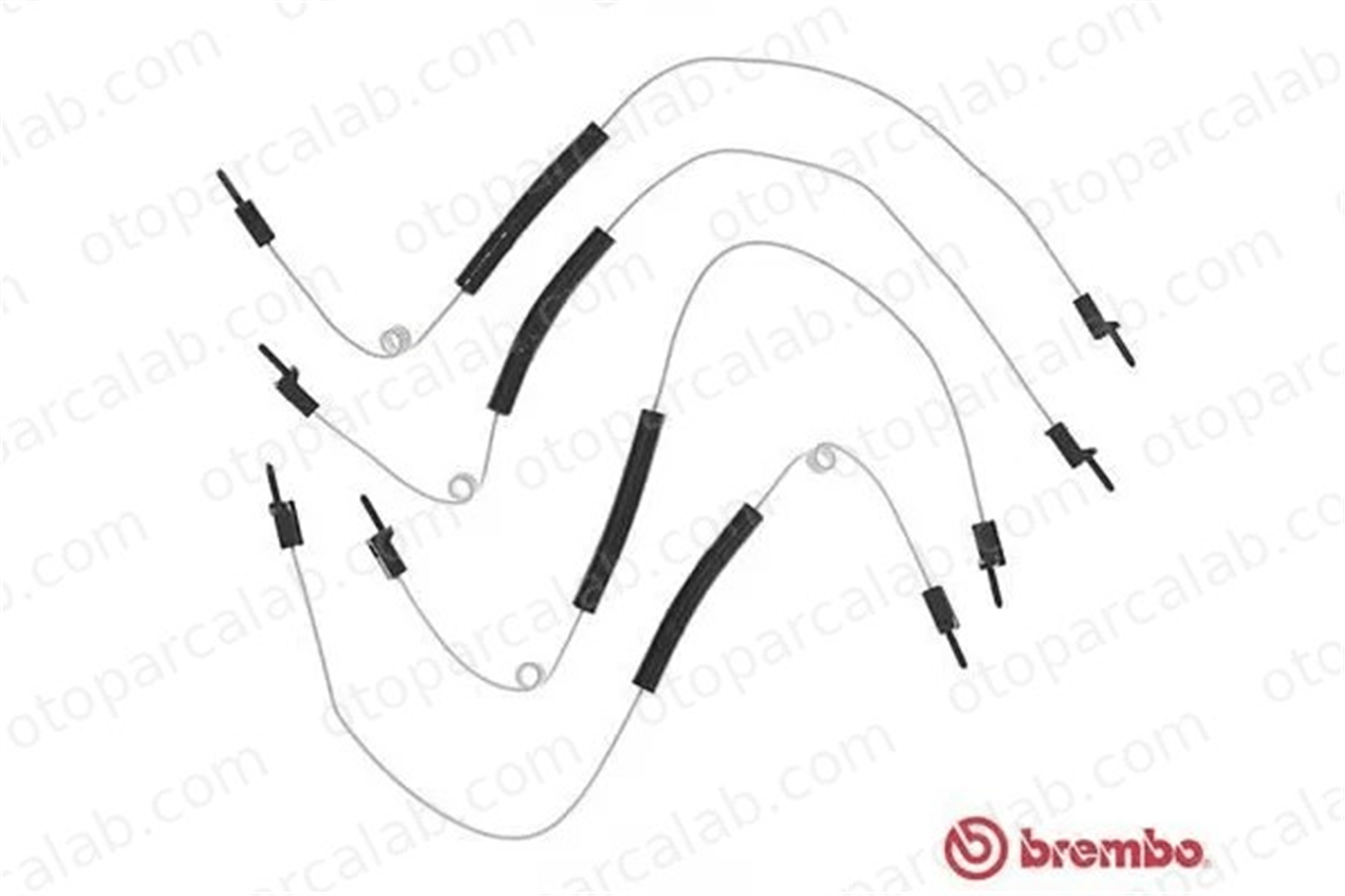 BREMBO A 00 363 Balata İkaz Kablosu Ön MERCEDES-BENZ VARIO Platform şasi T2/LN1 Platform şasi 6695400417 6695400517