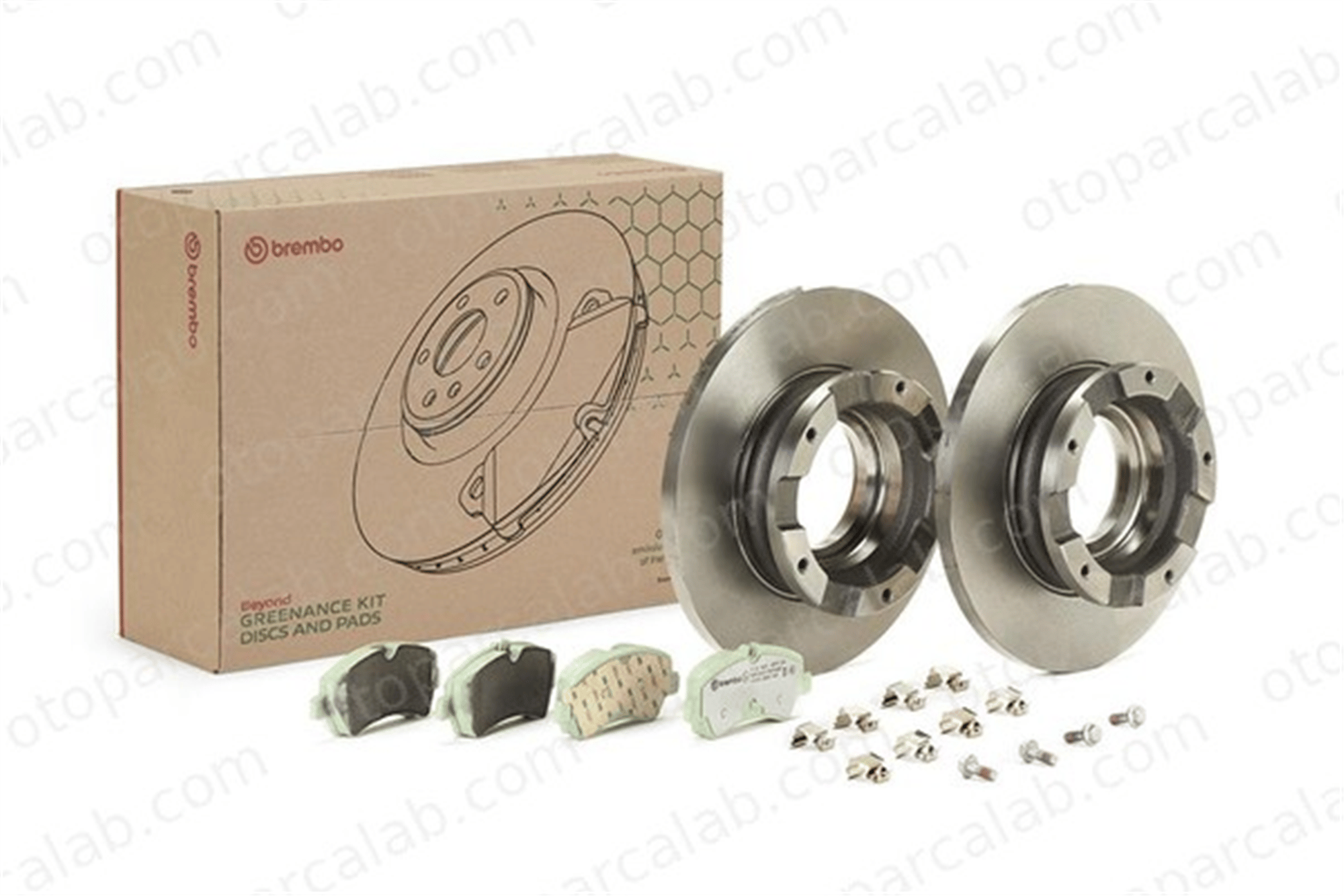 BREMBO KT 10 013 Fren Disk Balata Arka FORD TRANSIT CUSTOM V362 Minibüs/Otobüs TOURNEO CUSTOM V362 Minibüs/Otobüs MEBK2J2M008AA BK212M008AC