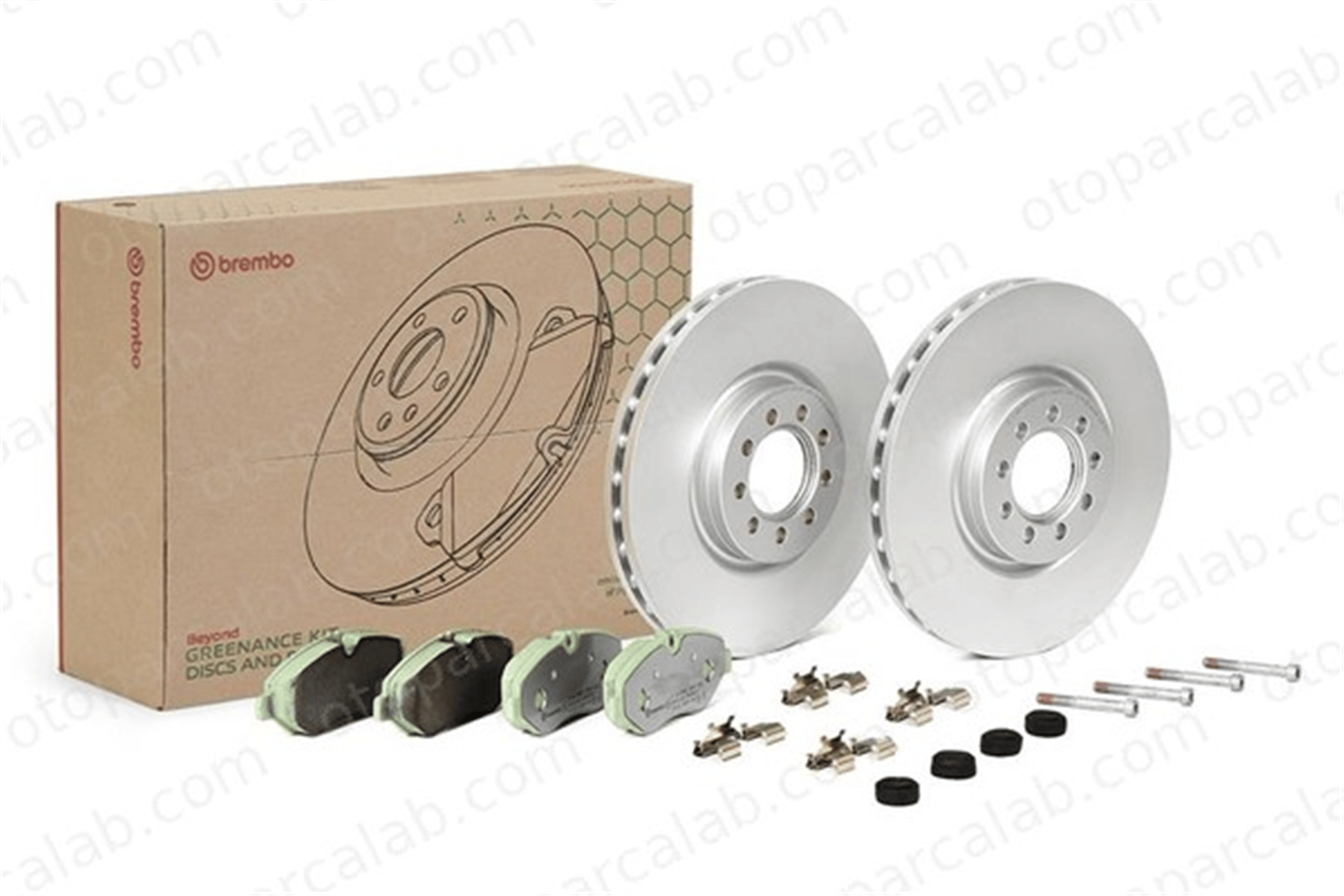 BREMBO KT 10 022 Fren Disk Balata Ön IVECO DAILY IV Platform şasi DAILY IV Panelvan/Van KT10022 42561355