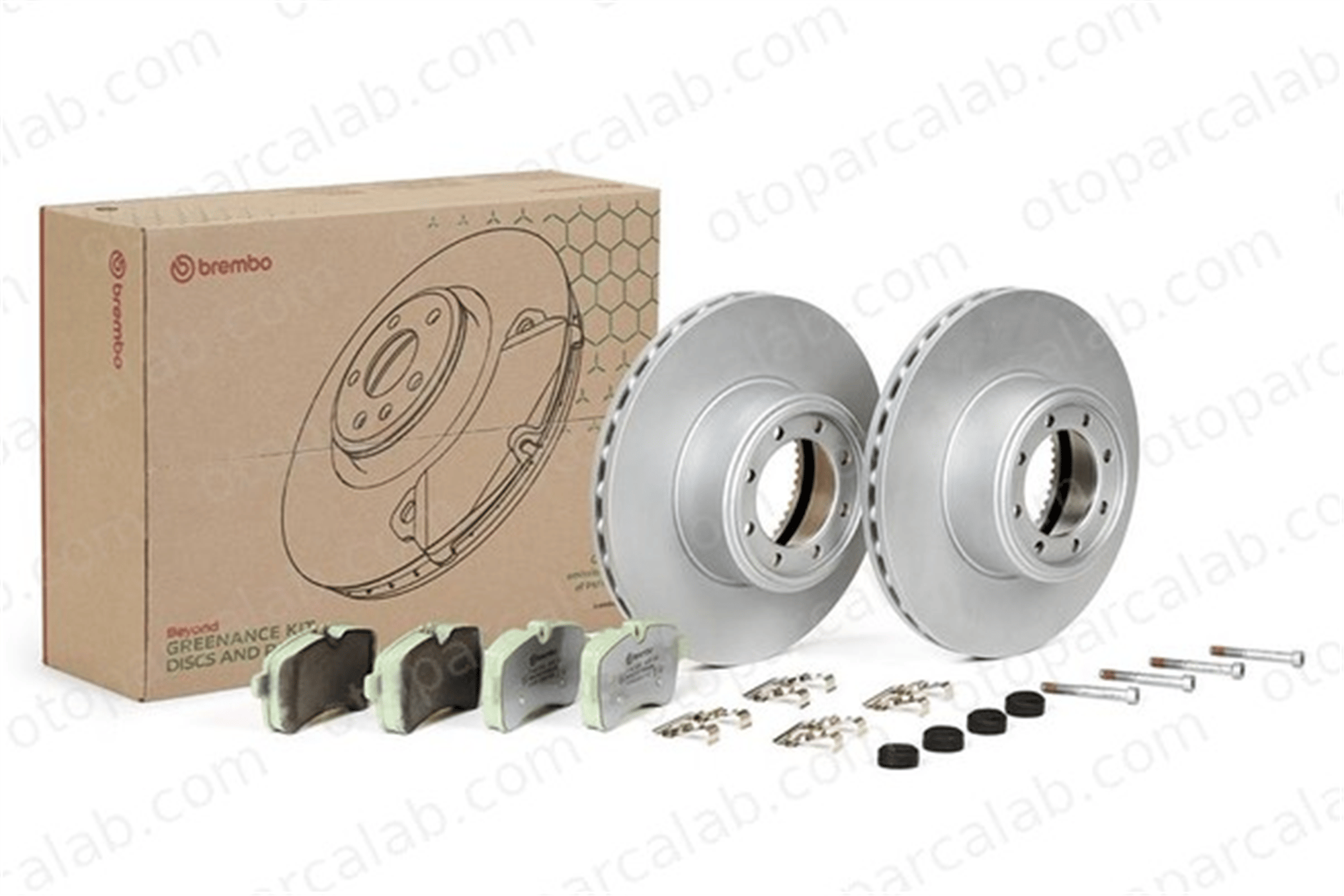 BREMBO KT 10 024 Fren Disk Balata Arka IVECO DAILY VI Platform şasi DAILY VI Panelvan/Van KT10024 2996043