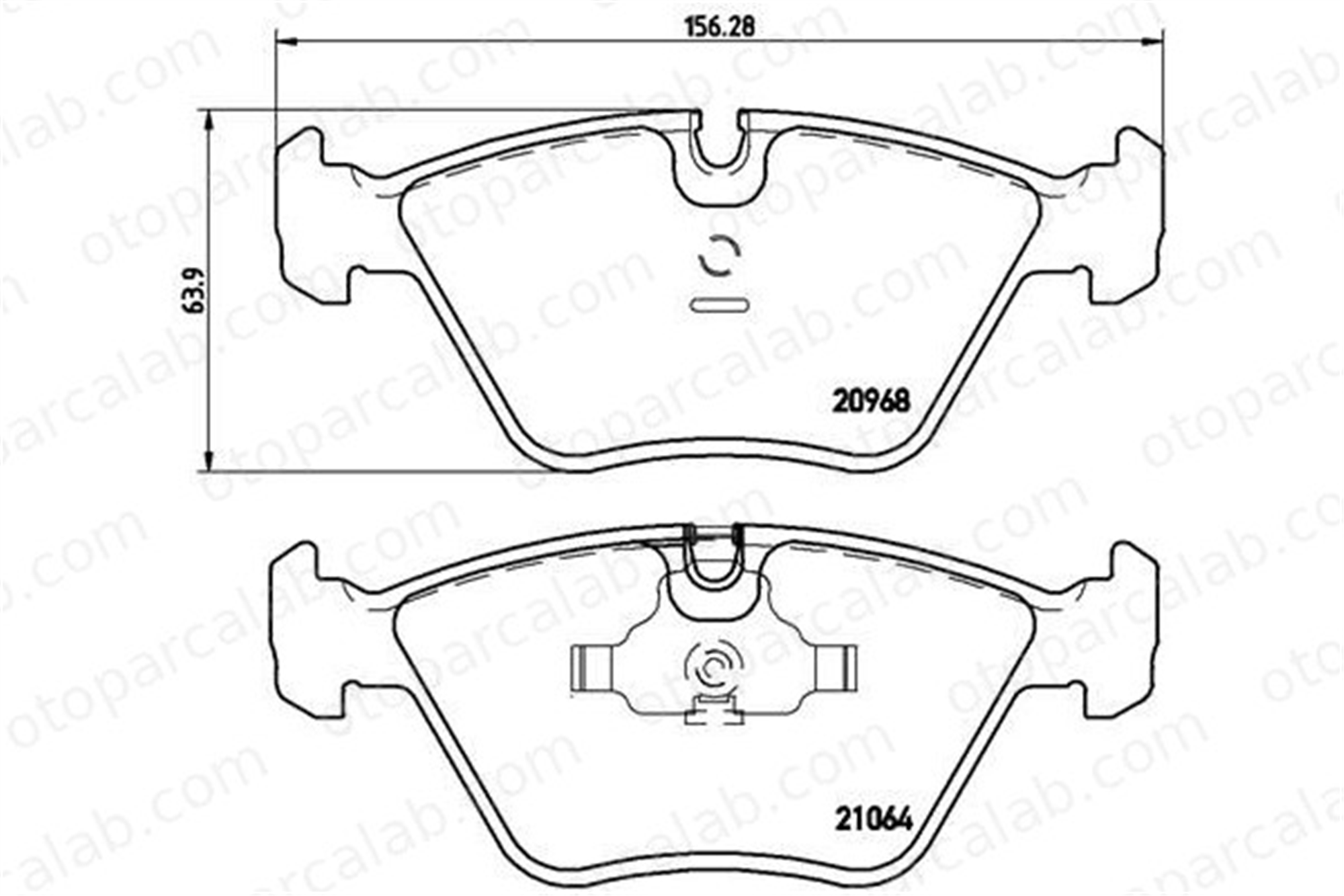 BREMBO P 06 012 Fren Disk Balata Ön BMW 5 5 Touring P06012 34111157039