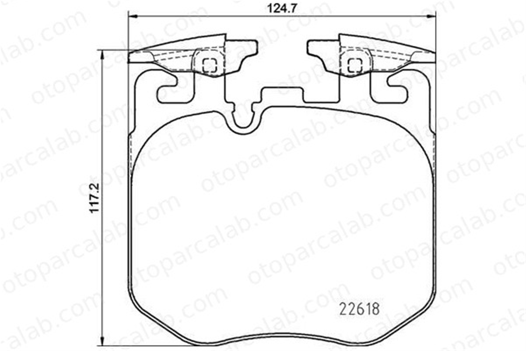 BREMBO P 06 106 Fren Disk Balata Ön BMW 3 5 34116889585 34106883510
