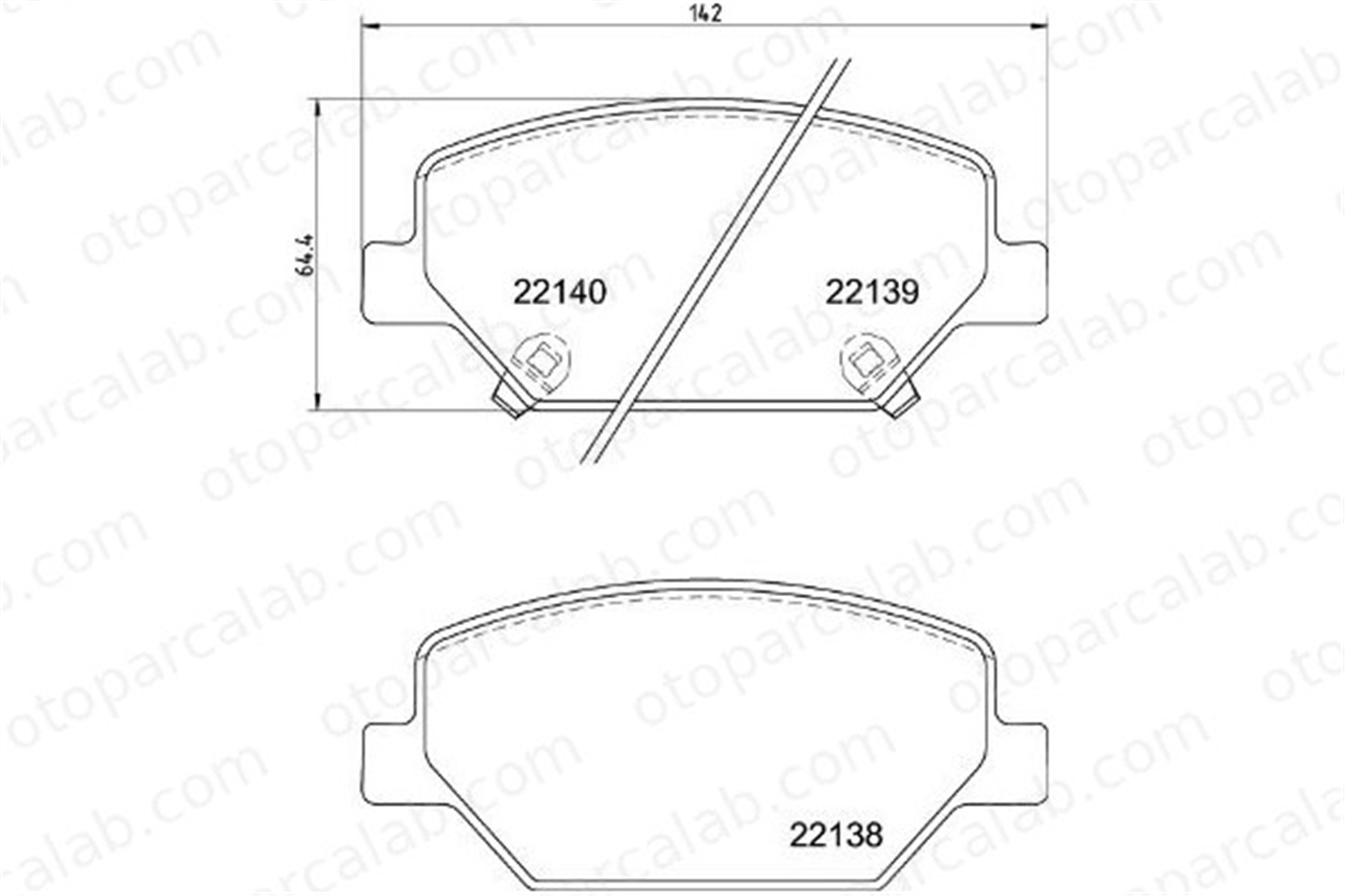 BREMBO P 07 007 Fren Disk Balata Ön OPEL INSIGNIA B Grand Sport INSIGNIA B Sports Tourer 1680880180 84120877
